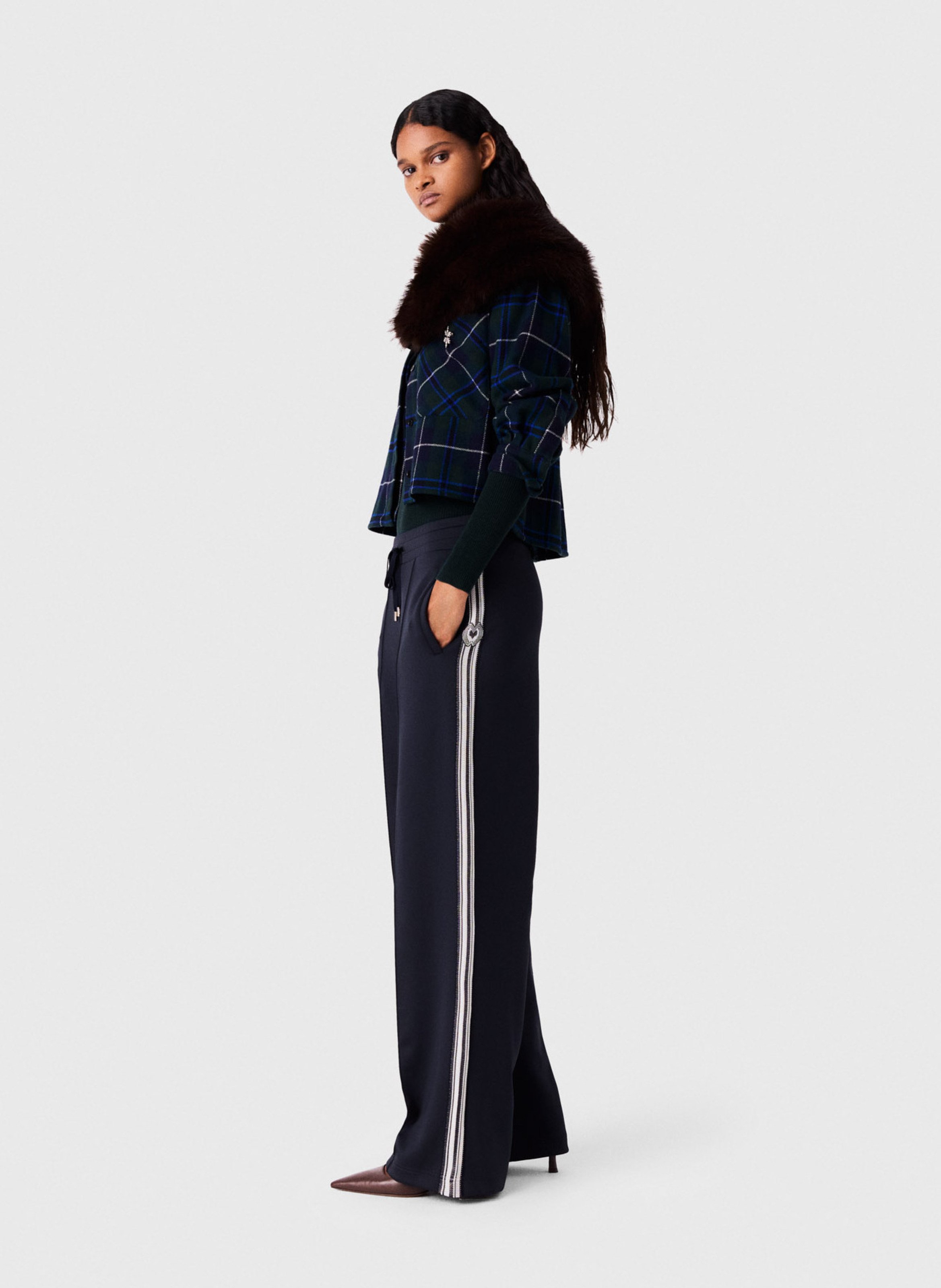 Jogging large MAJE Bleu