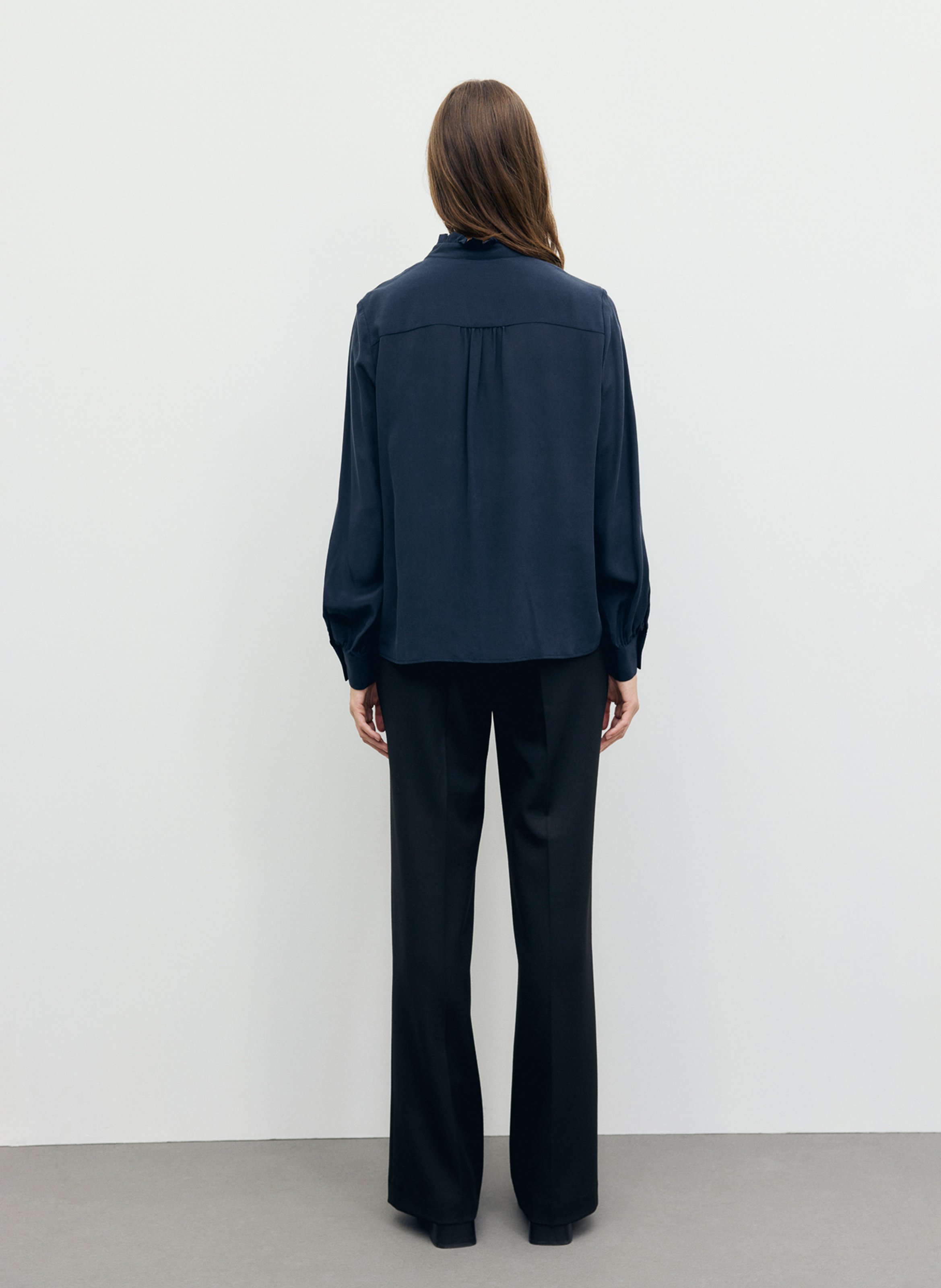 Geblümte Bluse mit Rundhalskragen GERARD DAREL Blau