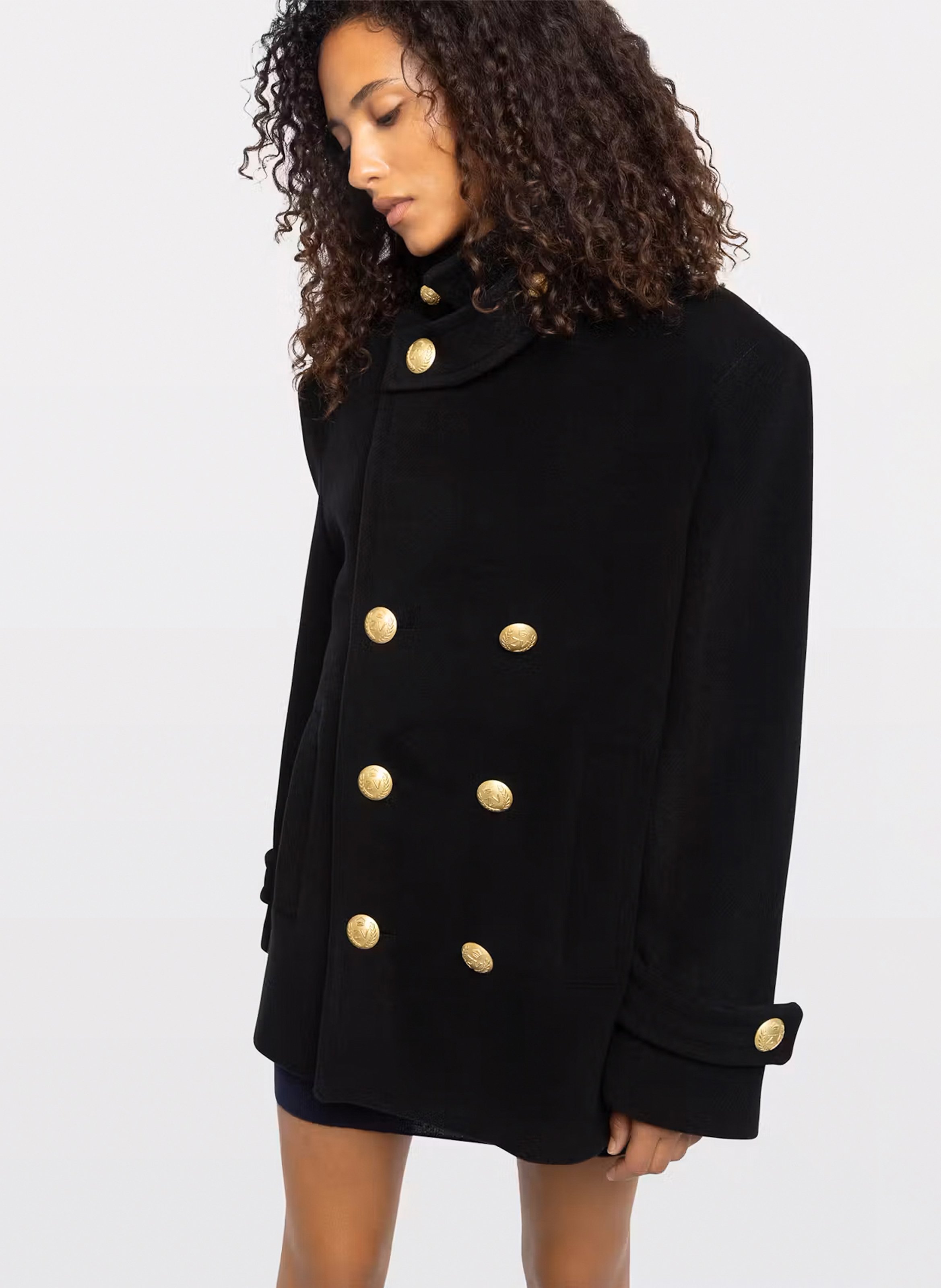 Rechte jas met knoopsluiting ZADIG&VOLTAIRE Zwart