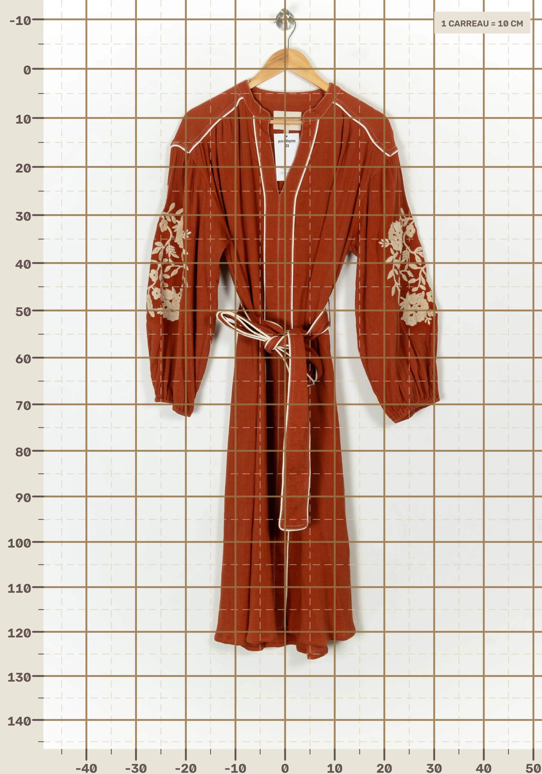 Long dress STELLA FOREST - SECONDE MAIN Orange