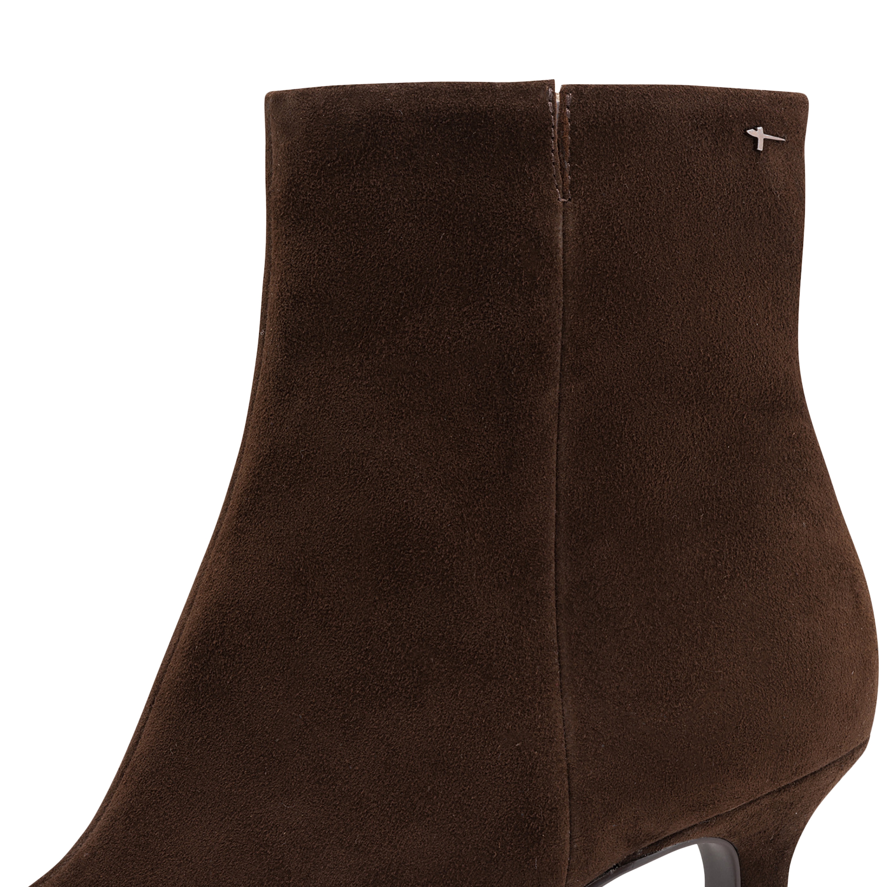 Leather heeled ankle boot TAMARIS Brown
