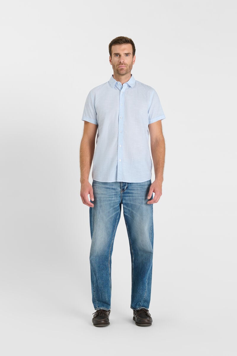 Buttoned shirt LE TEMPS DES CERISES Blue