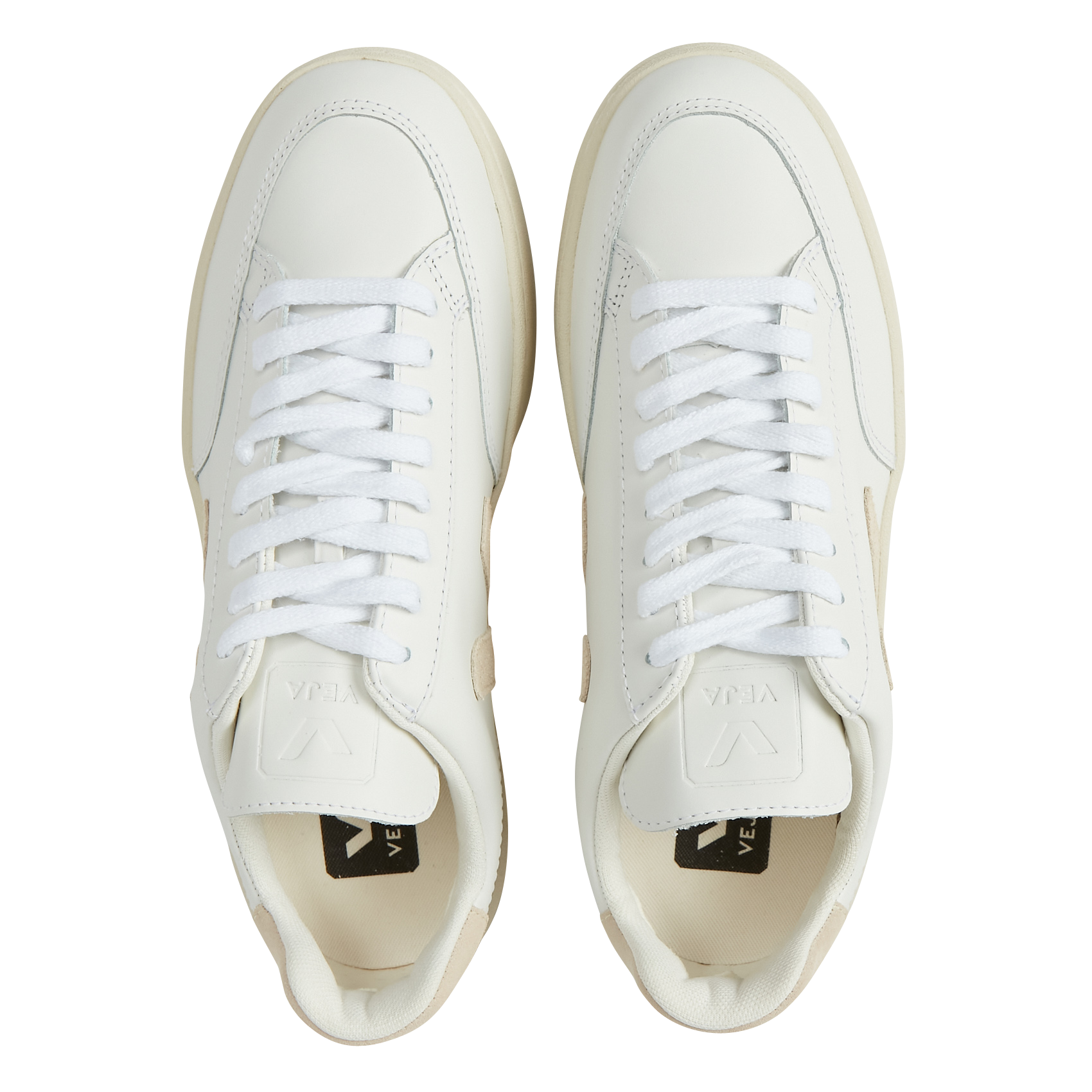 Veja V-12 - Ledersneaker VEJA Weiss