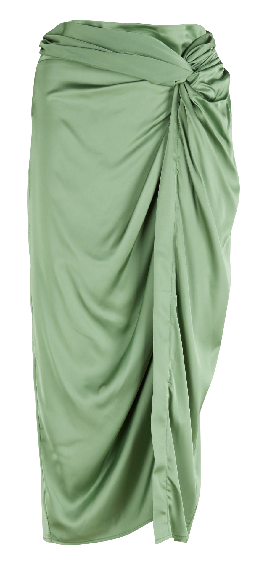 Jupe longue portefeuille façon pareo IMPERIAL Vert