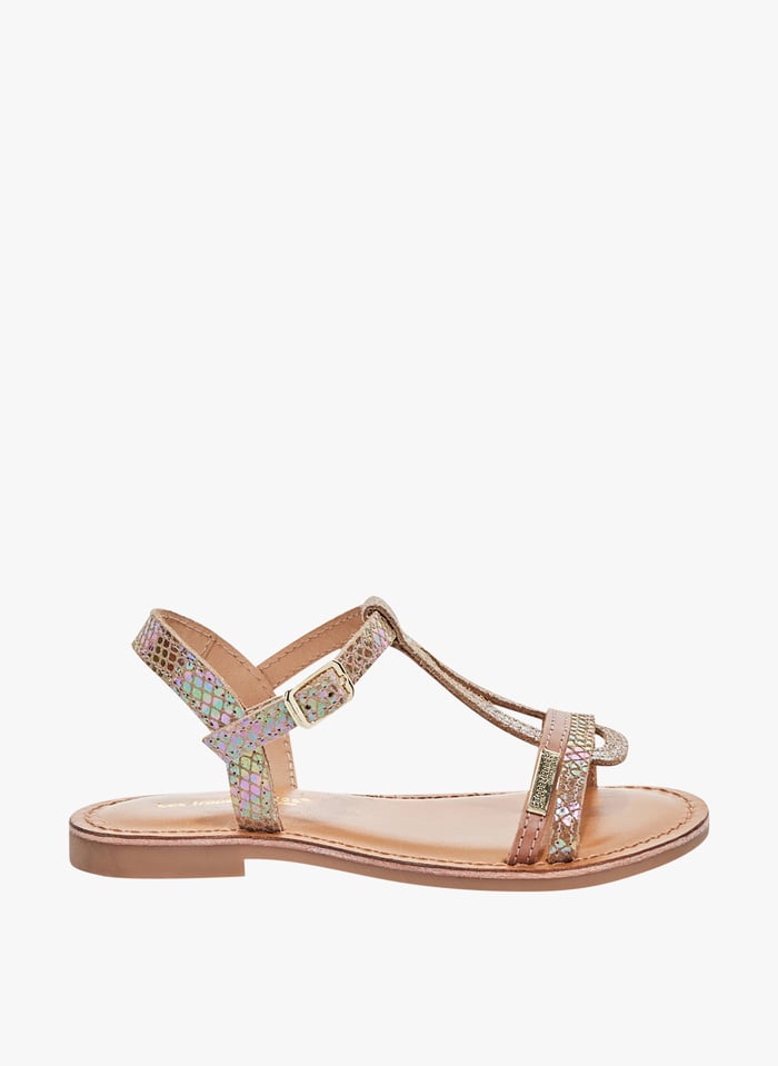 Mock top croc sandals