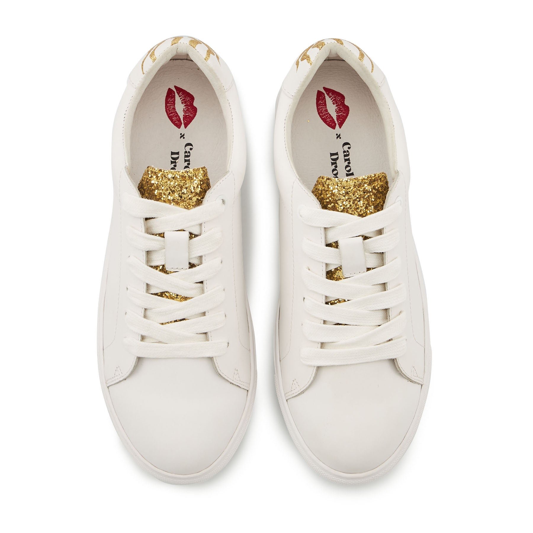 Leather sneakers BONS BAISERS PARIS White