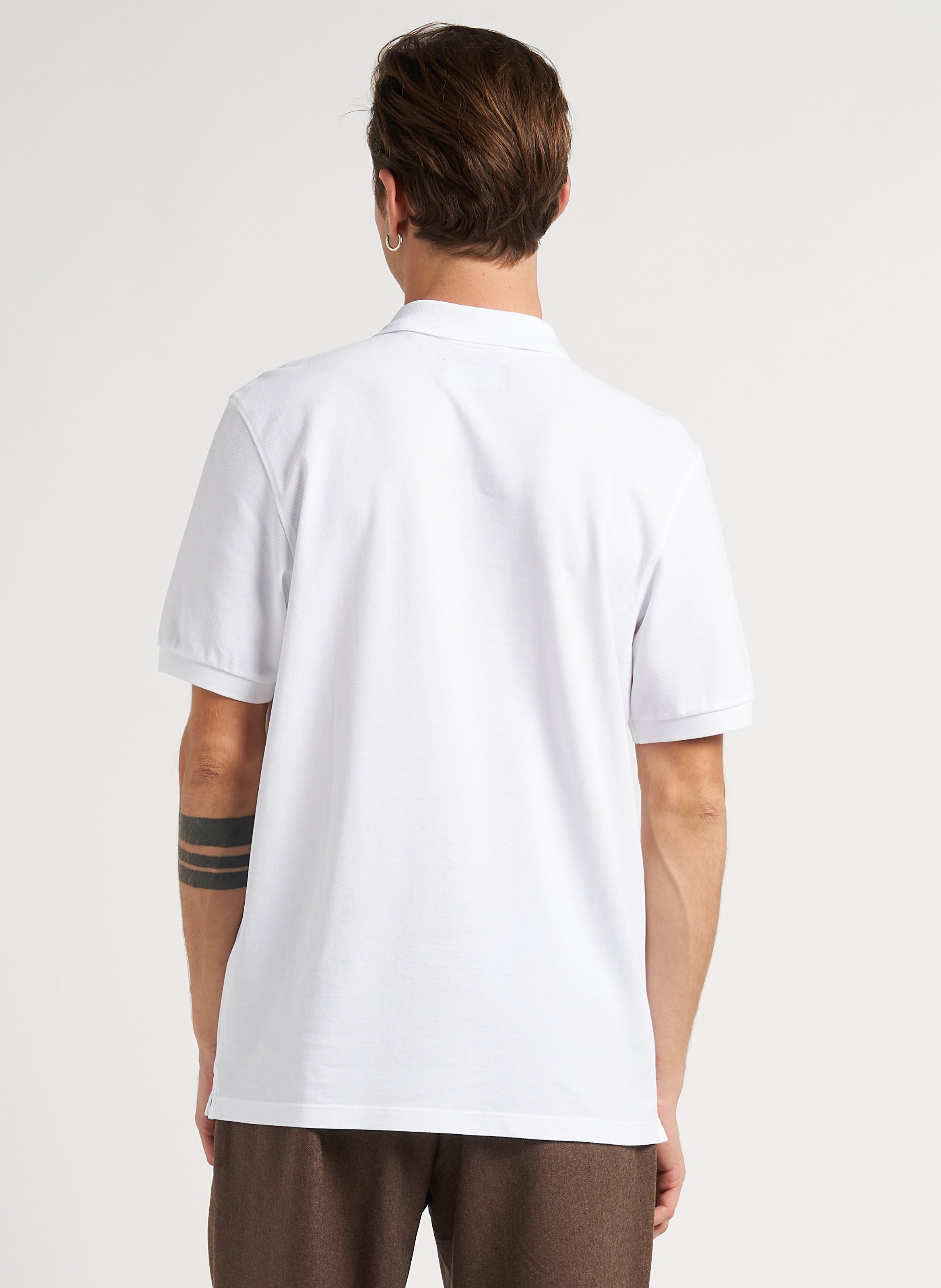 Regular-fit polo van biokatoen MARC O'POLO Wit