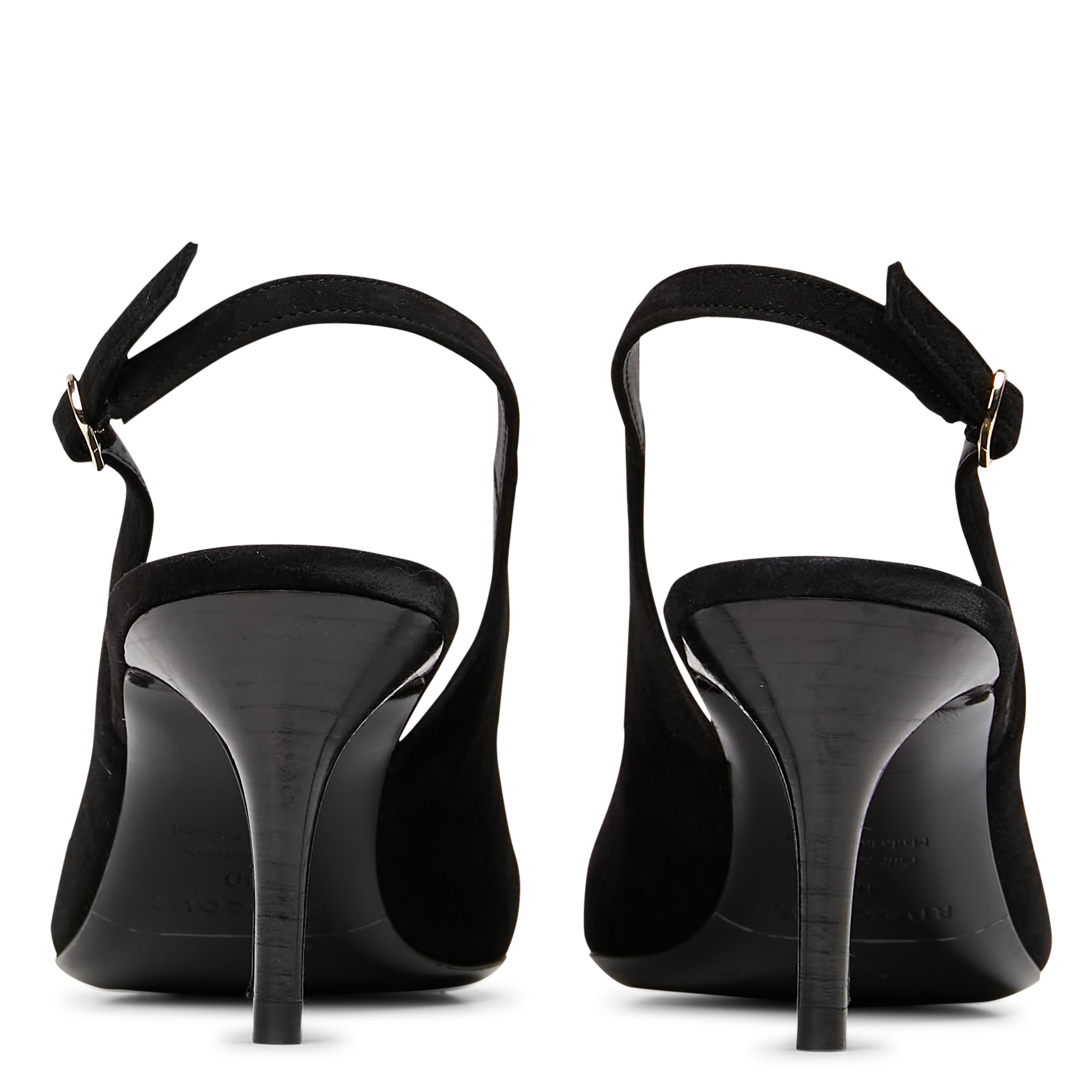 Escaprins en cuir velours RIVECOUR Noir