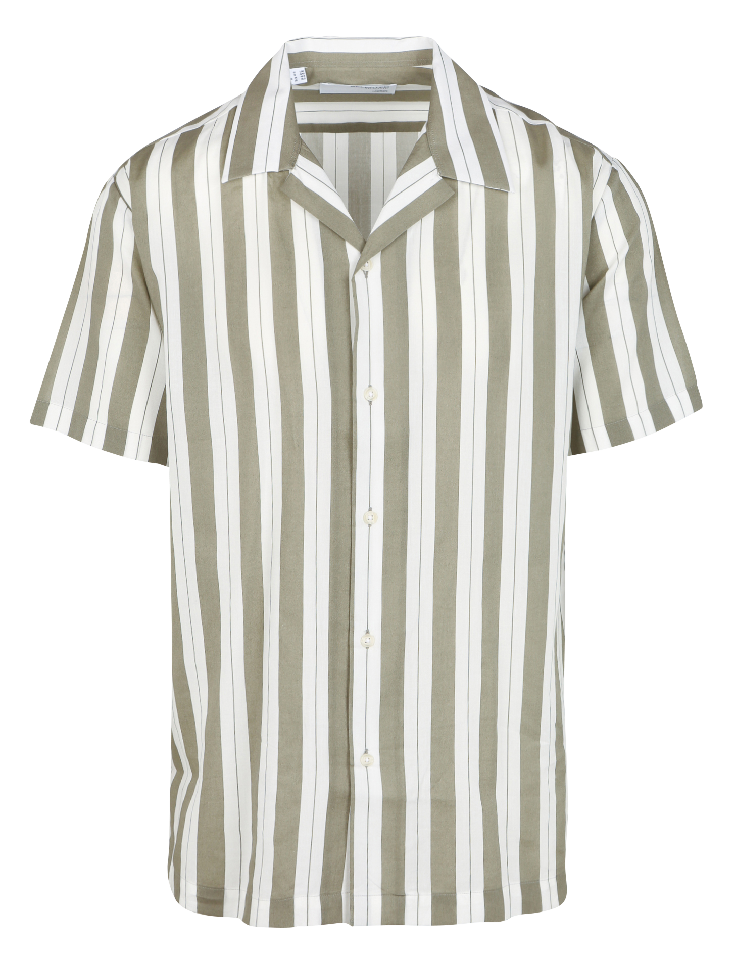 Regular-fit organic cotton-blend shirt AIR Vetiver