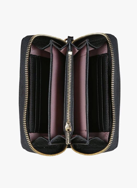 Portafoglio in pelle Noir Lancaster paris Donna Place des