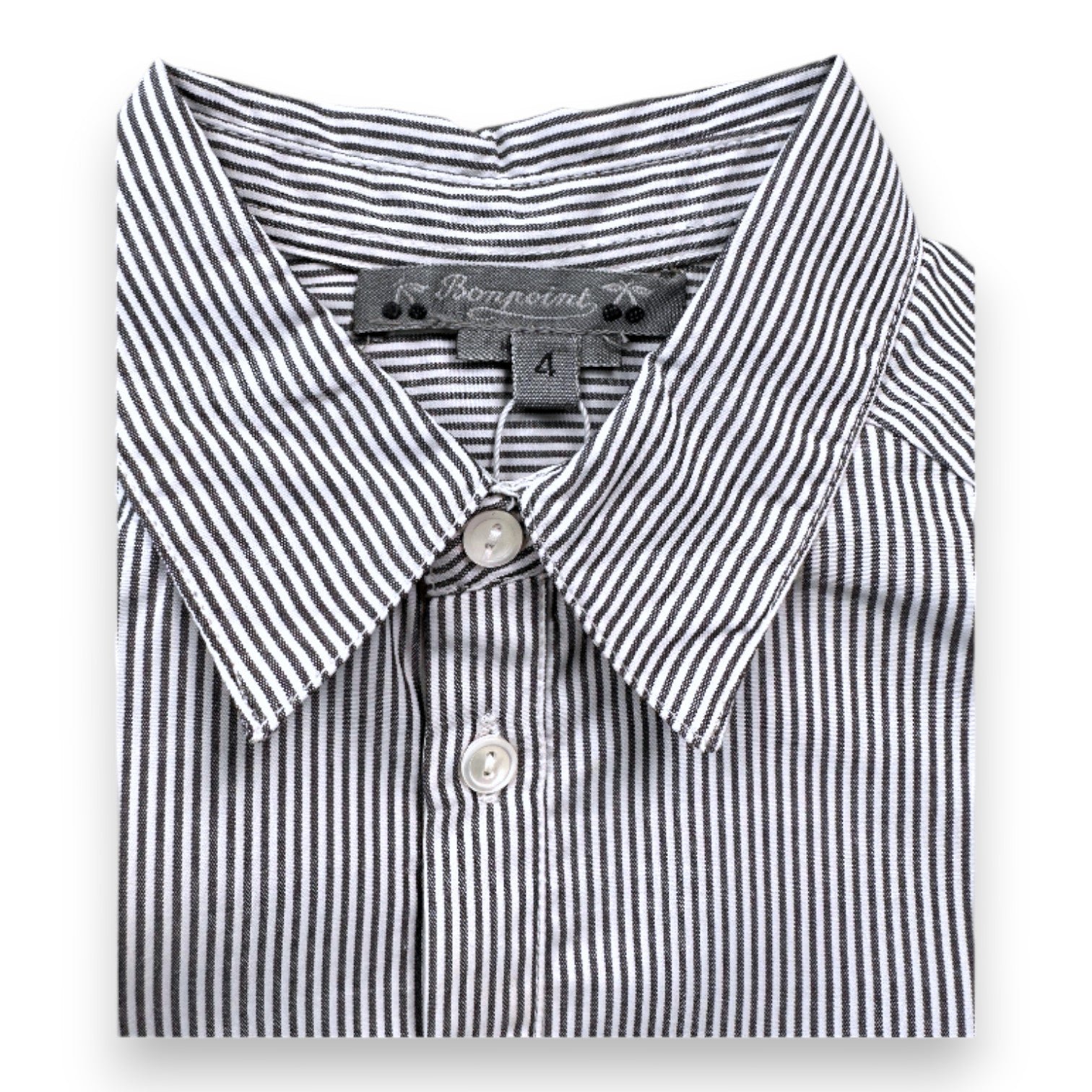 Grey child's shirt - 4 years BONPOINT - Seconde Main Grey