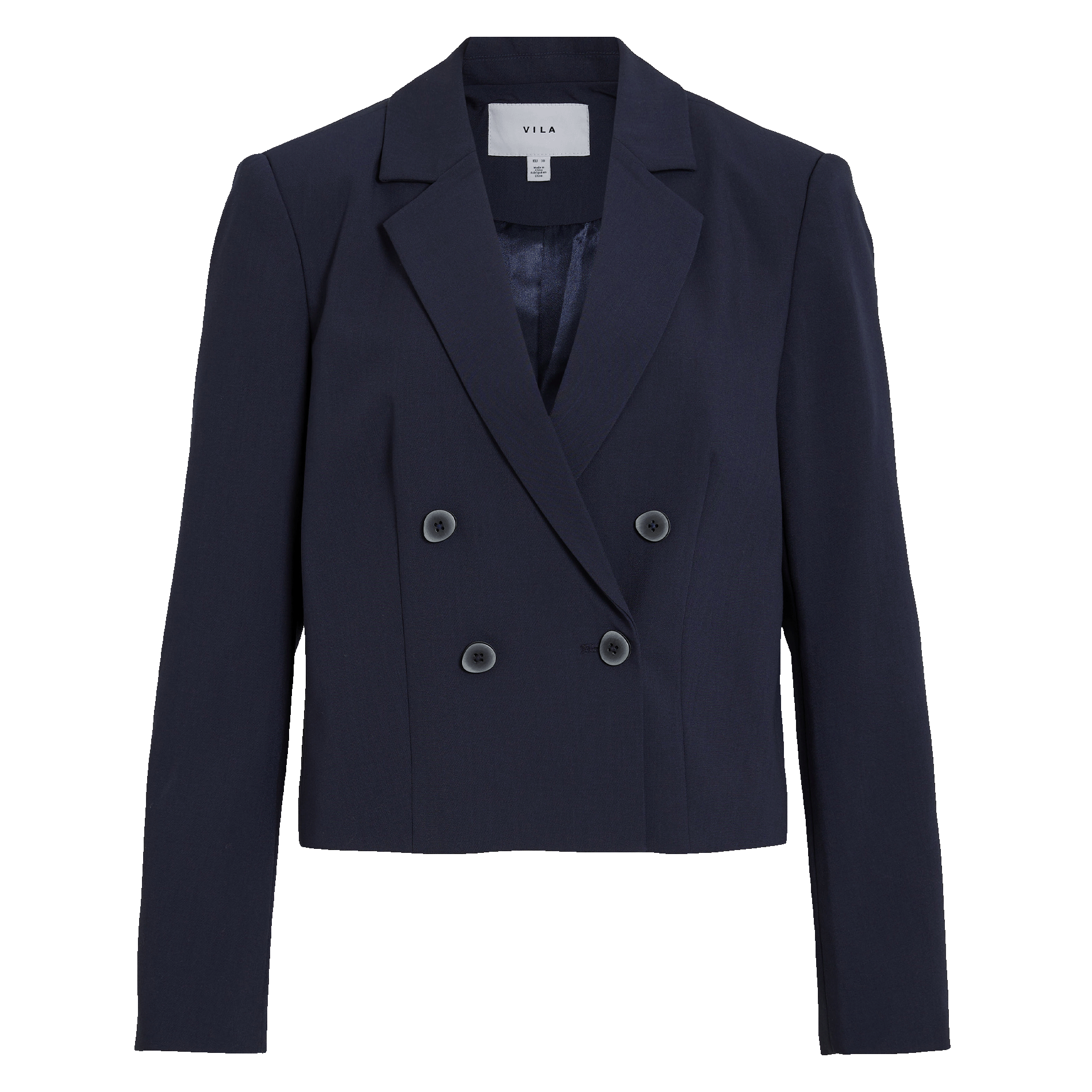 Veste de tailleur courte VILA Bleu