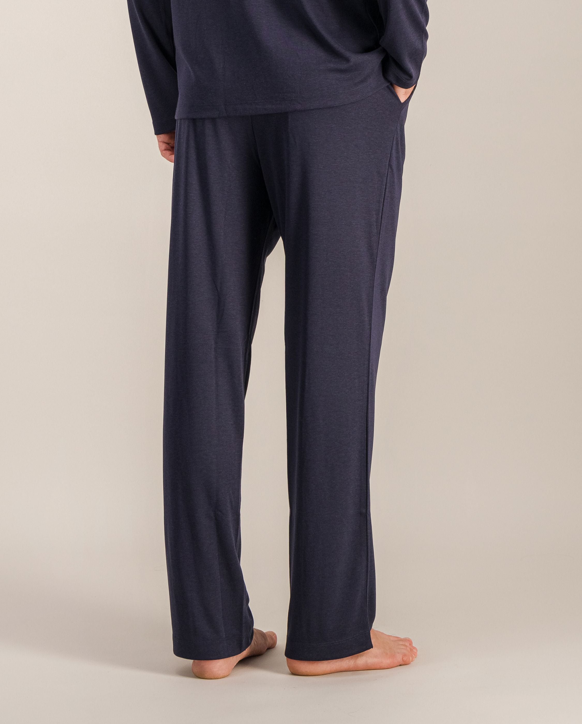 Men's pajama bottoms, navy ANGARDE Blue