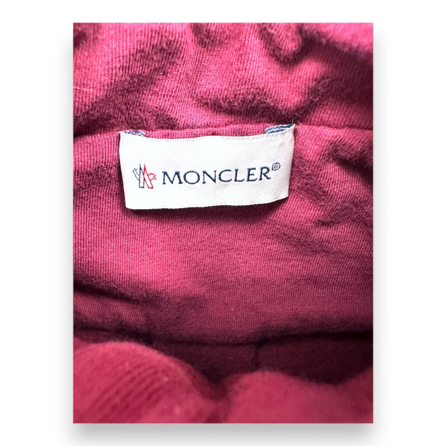 Red baby puffer jacket - 24 months MONCLER - Seconde Main Red
