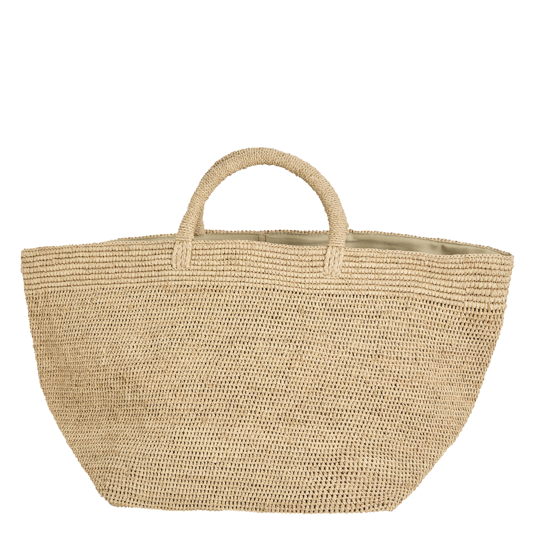Sac cabas en raphia IBELIV Beige
