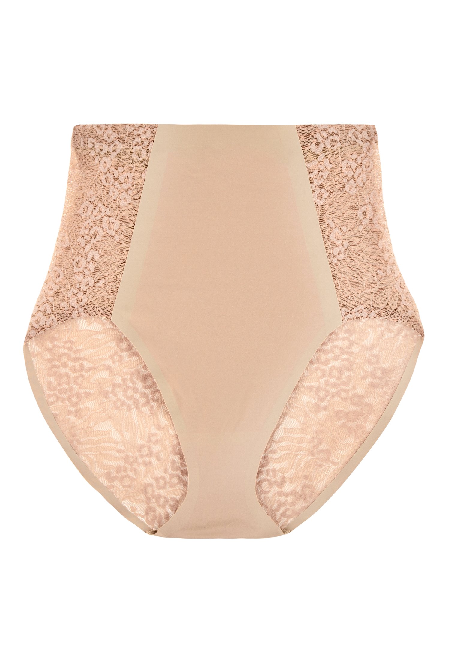 High-waisted lace panties AUBADE Beige
