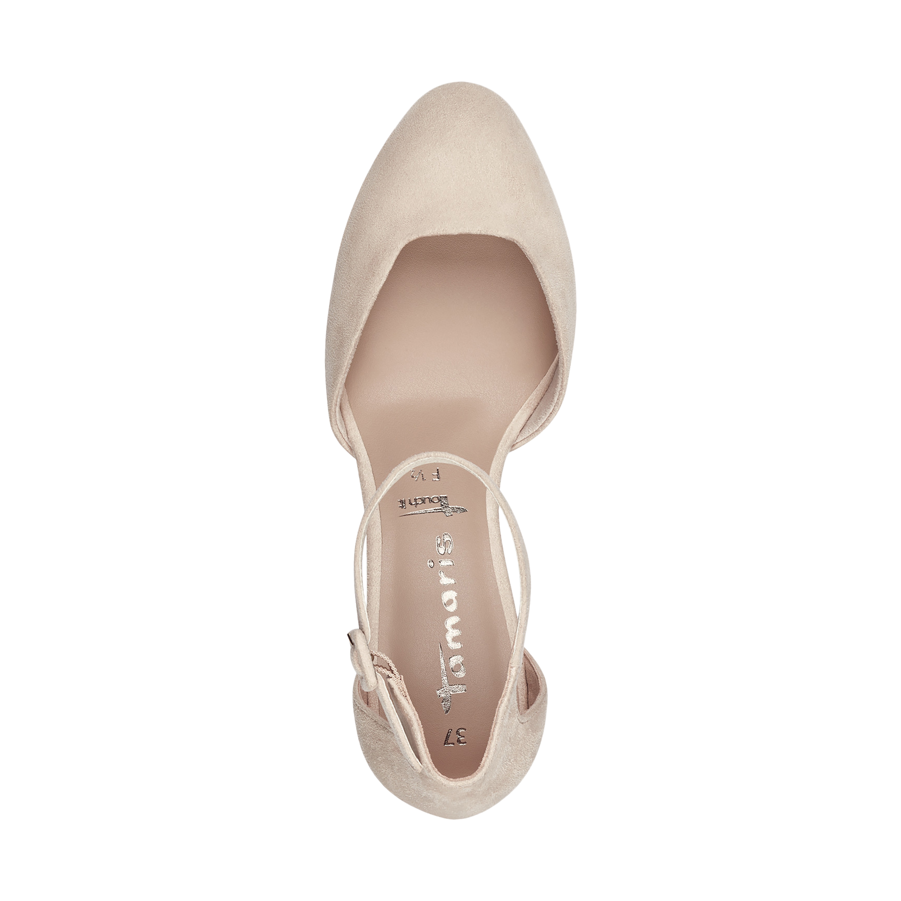 Heeled ballet flats TAMARIS Beige