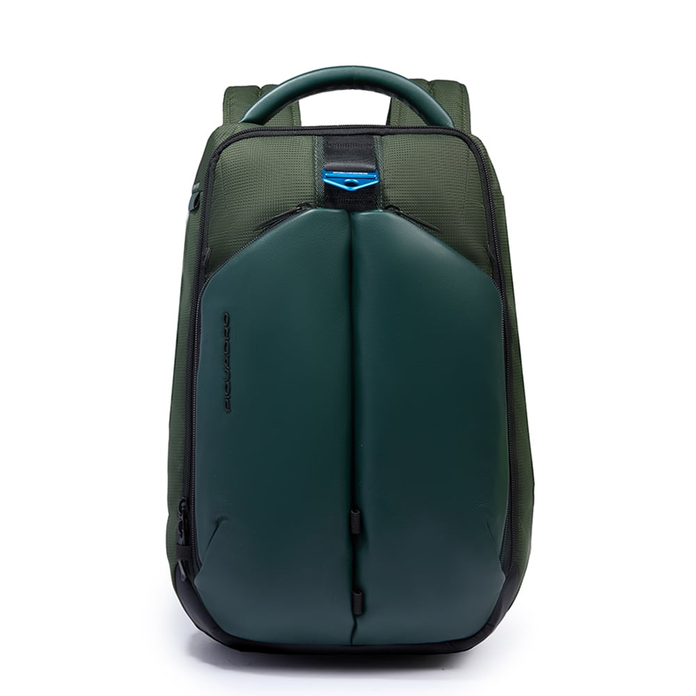 Travel backpack for 14-inch laptop PIQUADRO Green