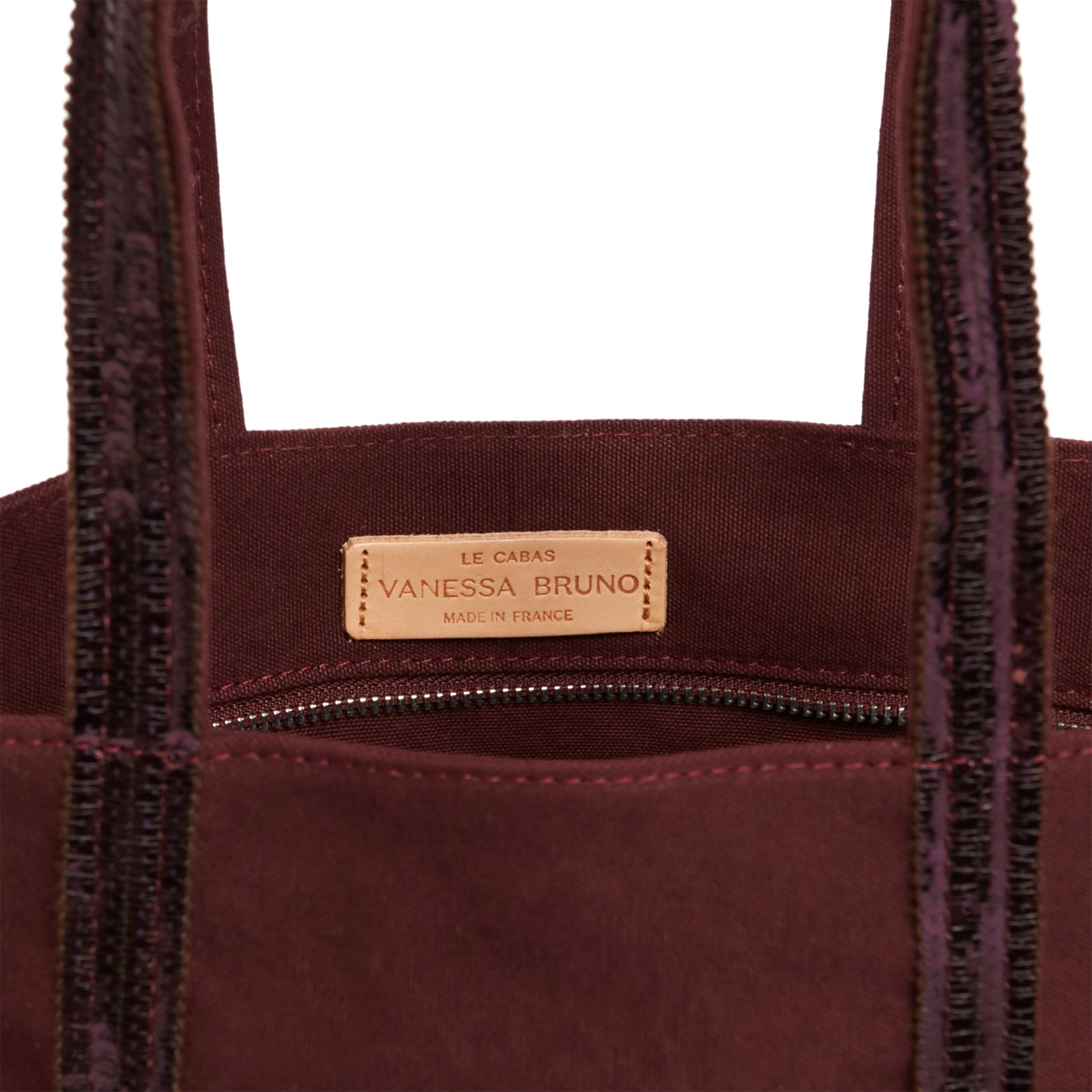 Sac cabas en coton VANESSA BRUNO Rouge