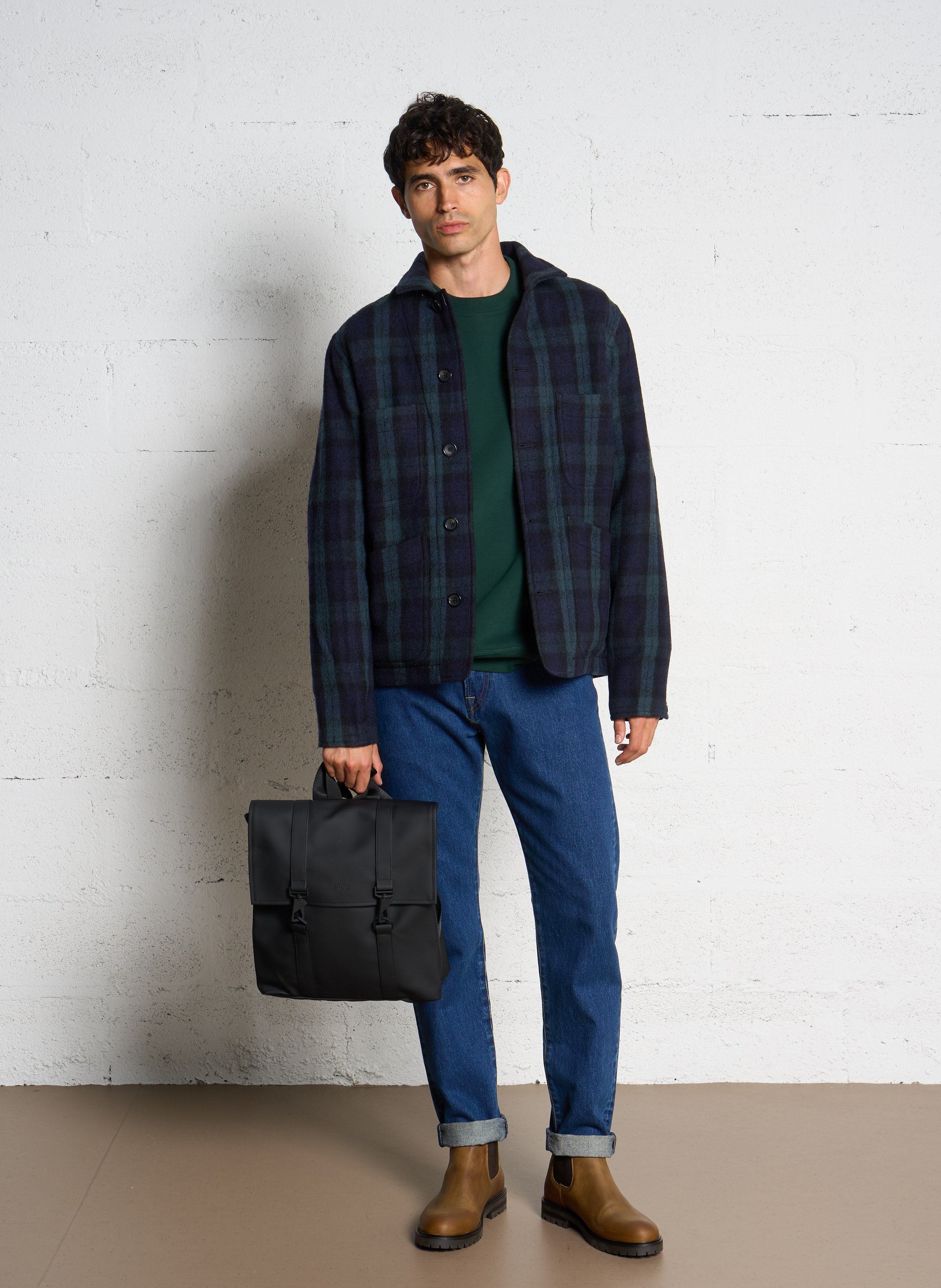 Cotton straight jeans PAUL SMITH Blue