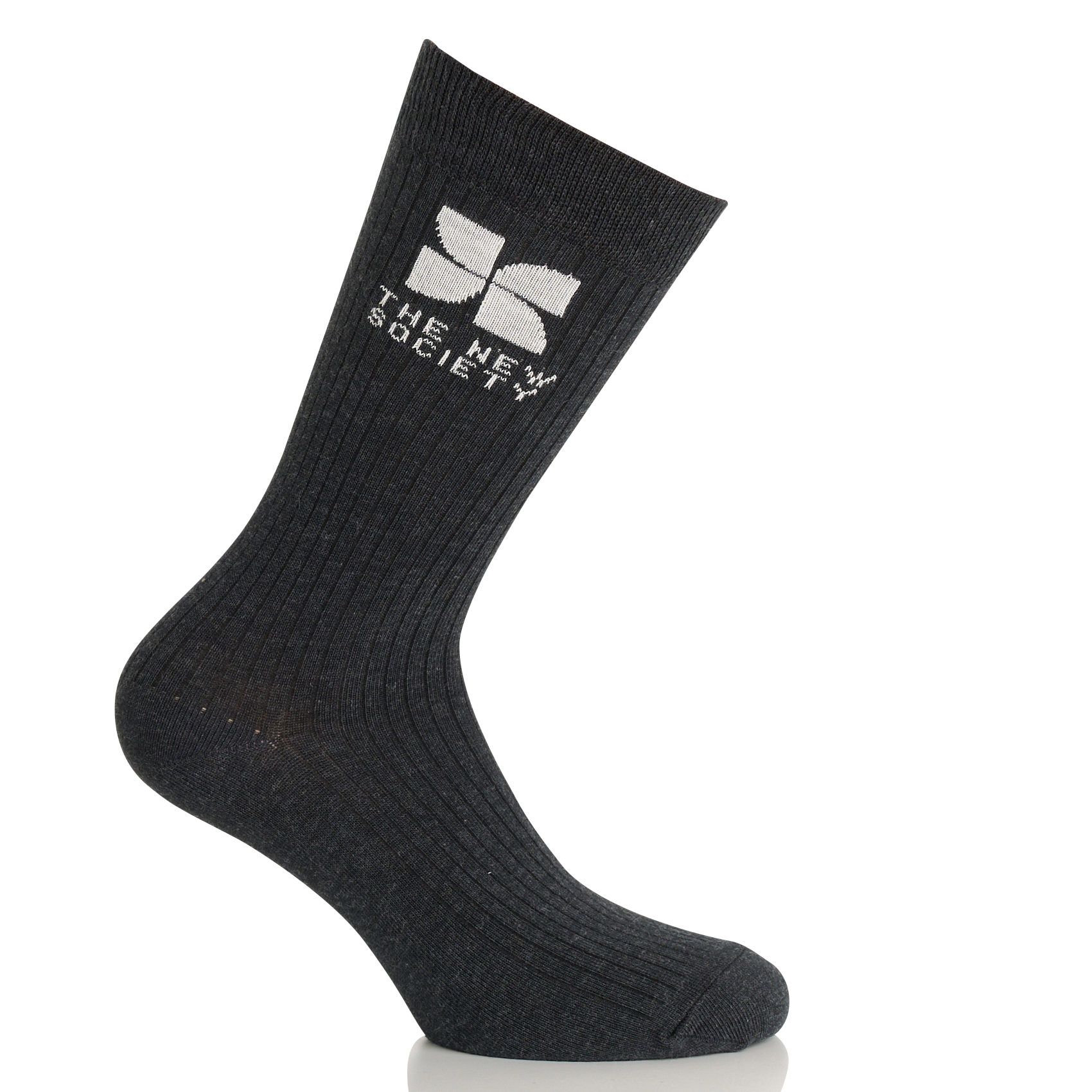 Chaussettes en coton mélangé THE NEW SOCIETY Gris