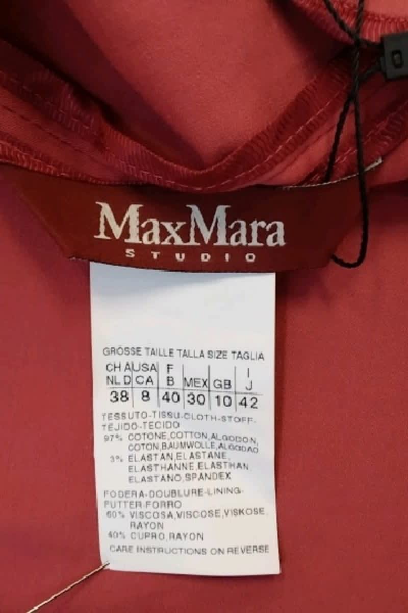 Blazer MAX MARA - Seconde Main Red