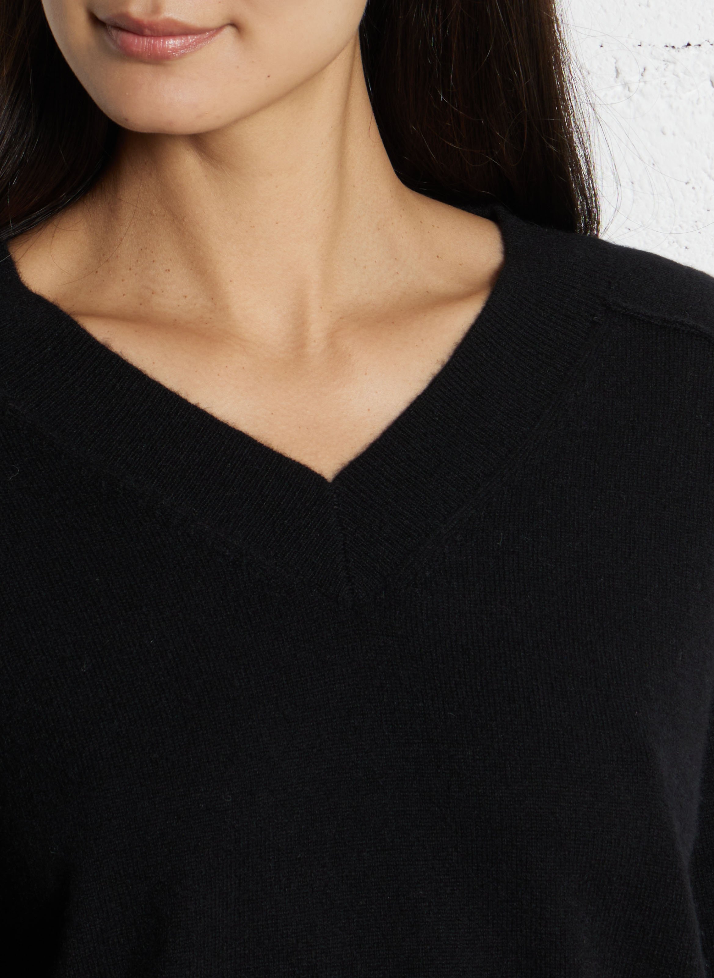 Pull oversize en cachemire MAISON 123 Noir