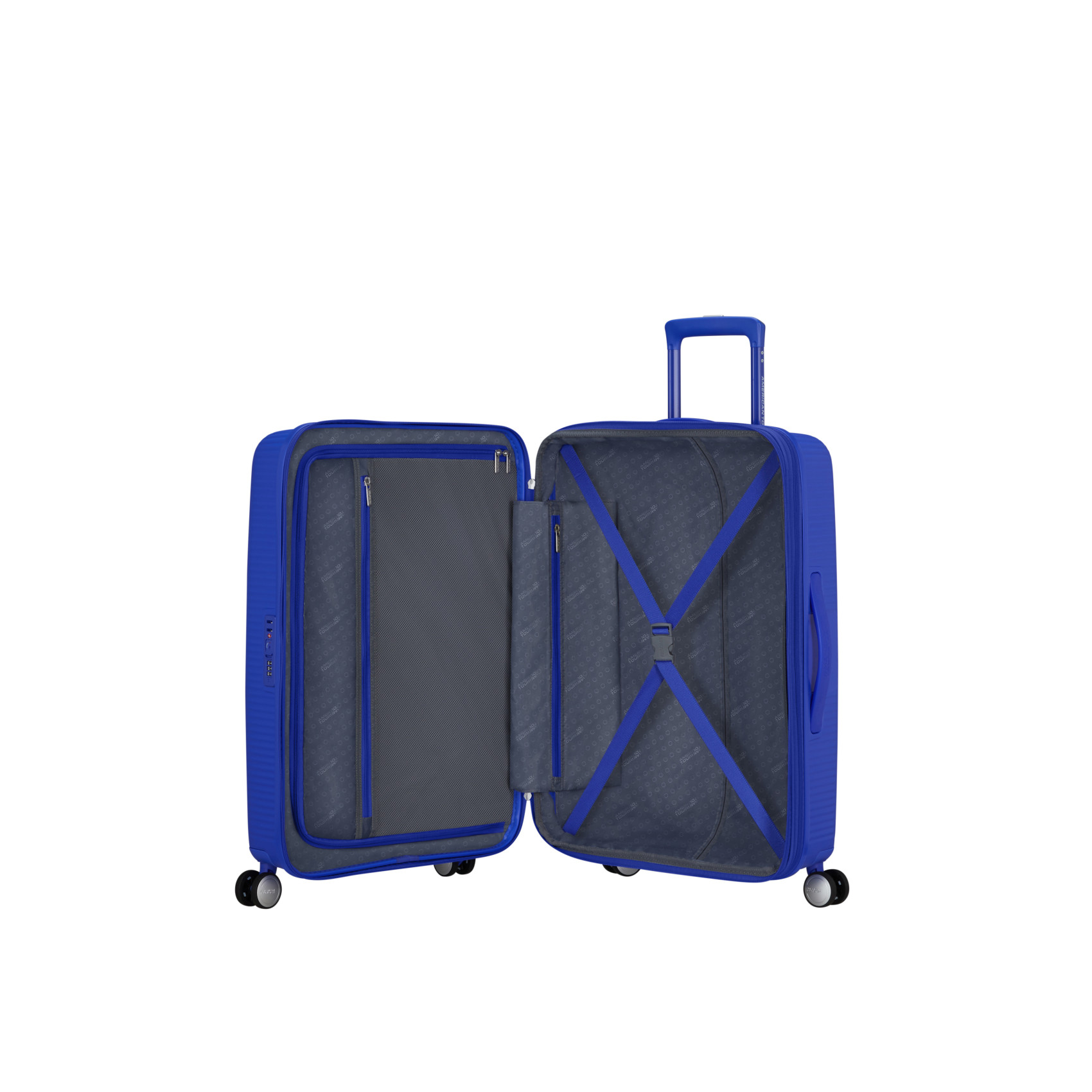Suitcase with 4 wheels size M AMERICAN TOURISTER Blue
