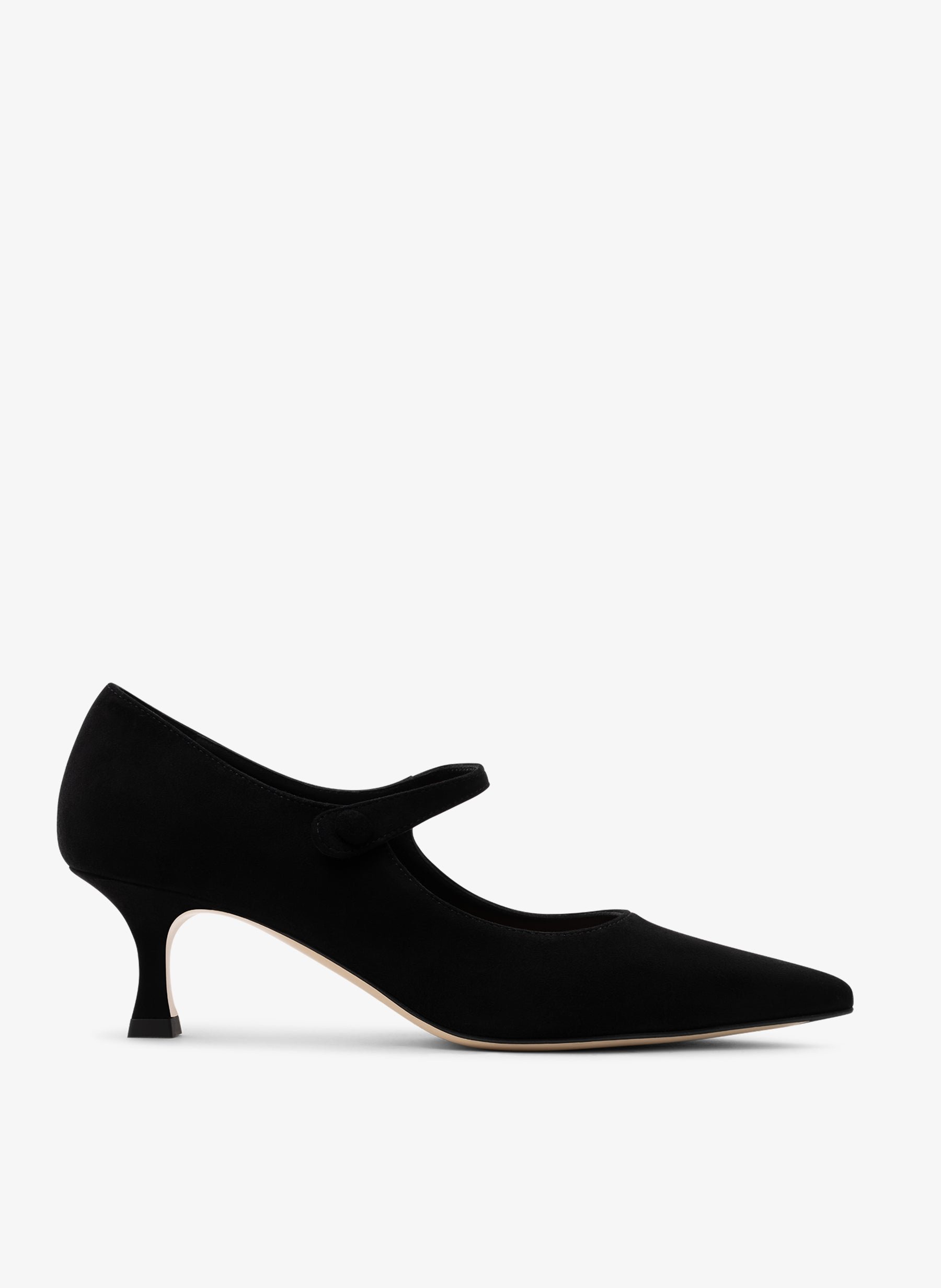 Black goat leather pumps PARALLELE PARIS Black