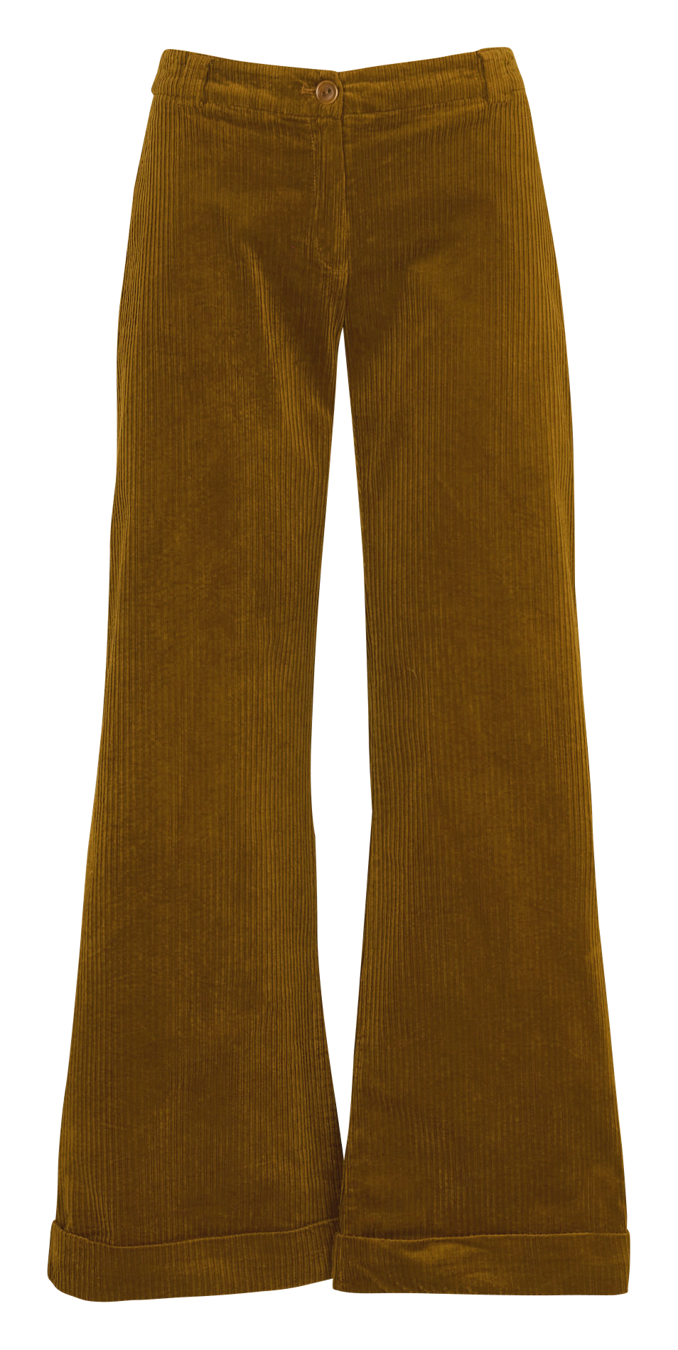 Flared corduroy pants COTELAC Brown
