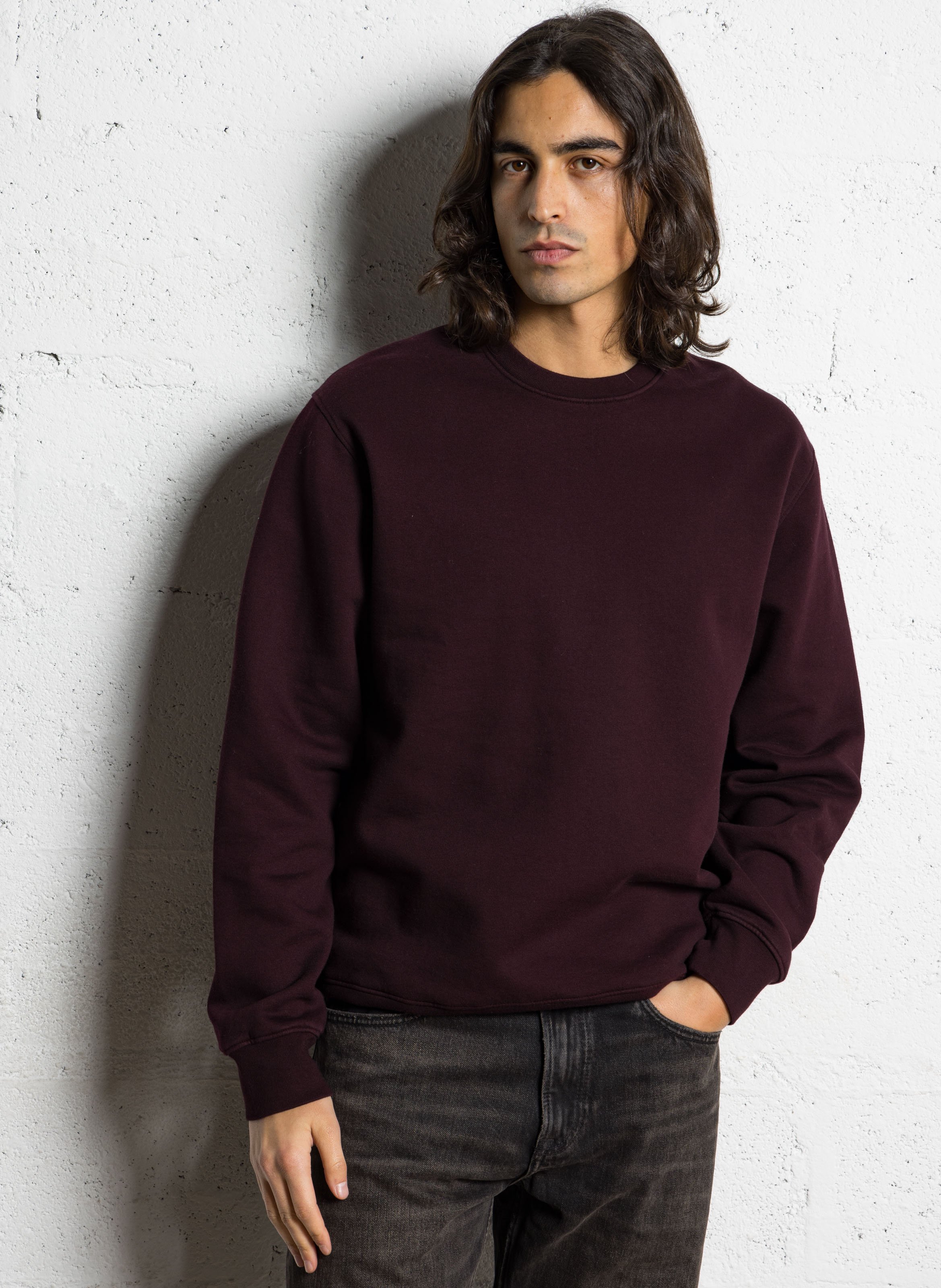 Rundhals-Sweatshirt aus Bio-Baumwolle, Regular Fit COLORFUL STANDARD