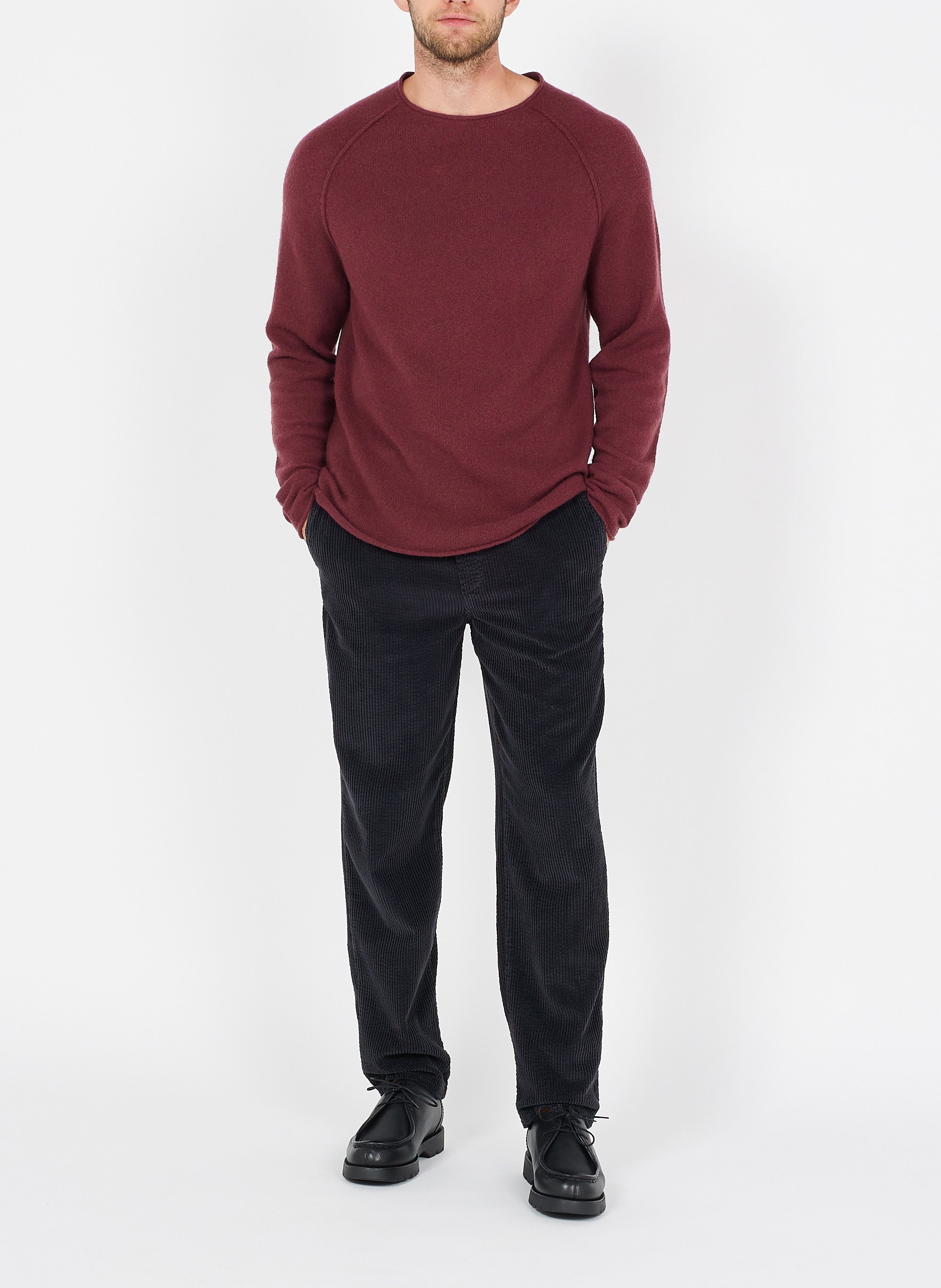 Ribbed cotton pants AMERICAN VINTAGE Black