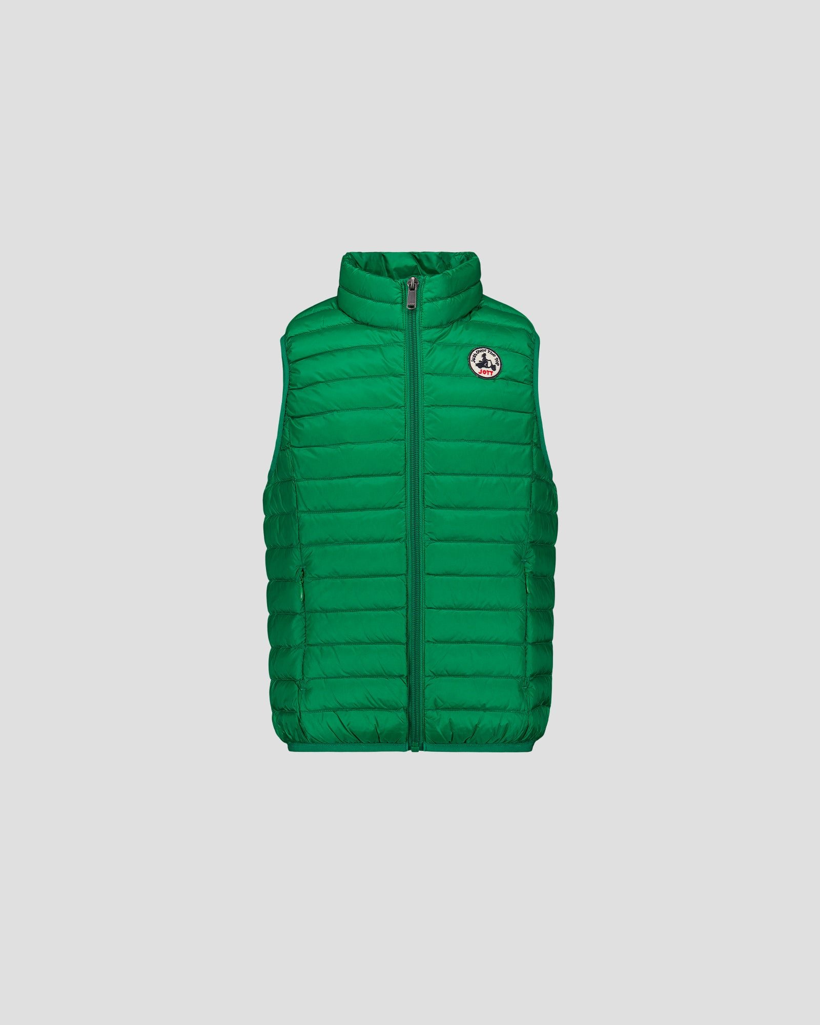 Zoe children's sleeveless puffer jacket JOTT Green