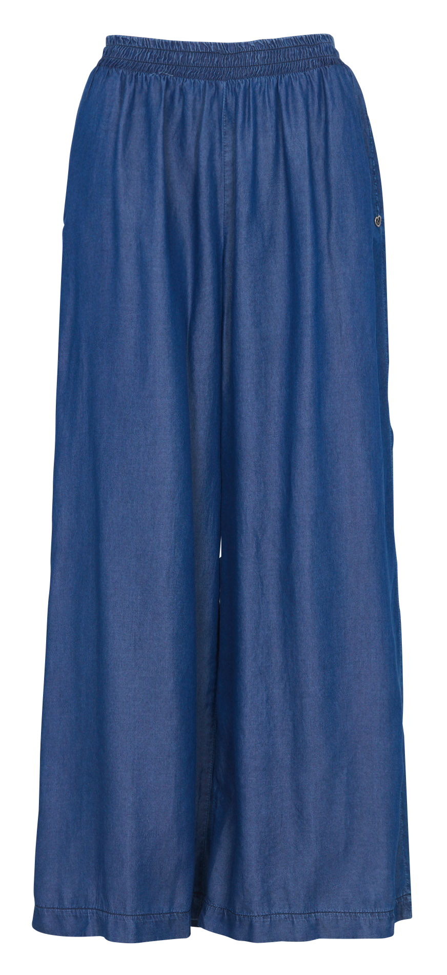 Pantalon large taille haute PLEASE Bleu