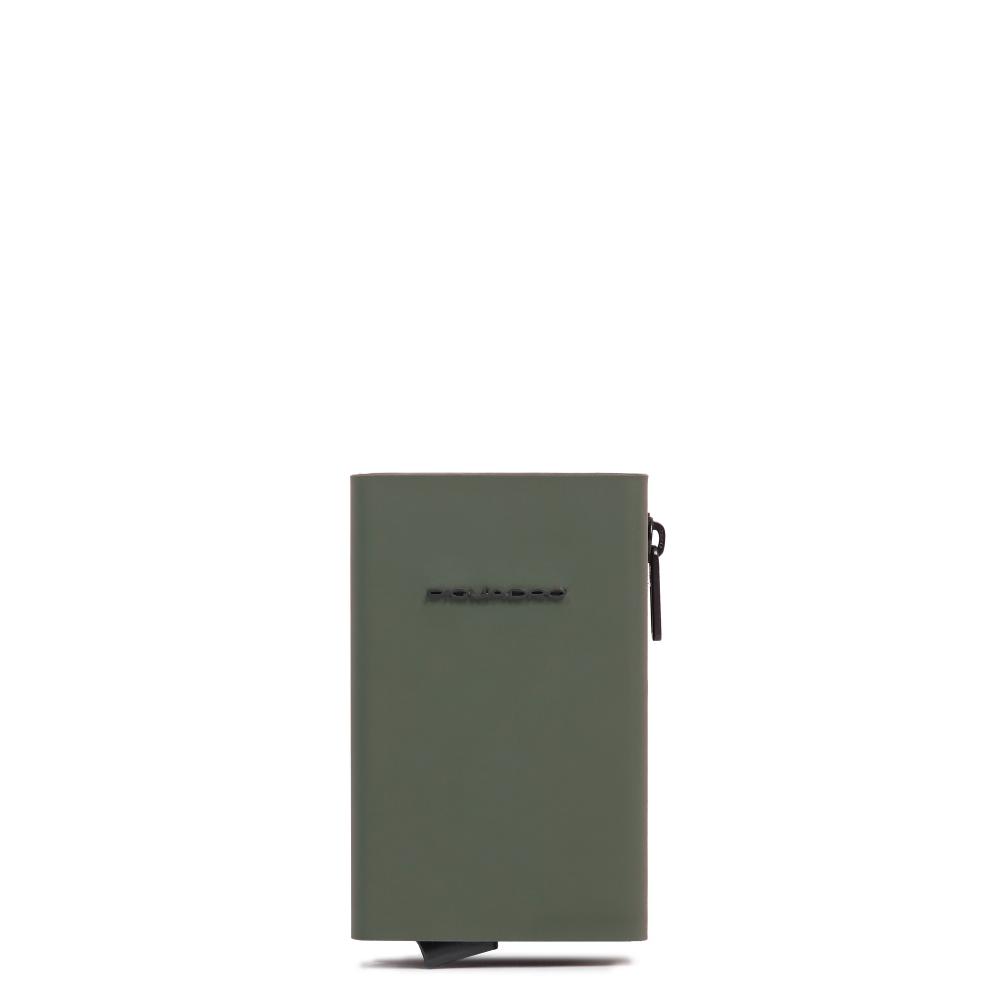 Compact wallet with pop-up card holder, coin pocket, and RFID protection PIQUADRO