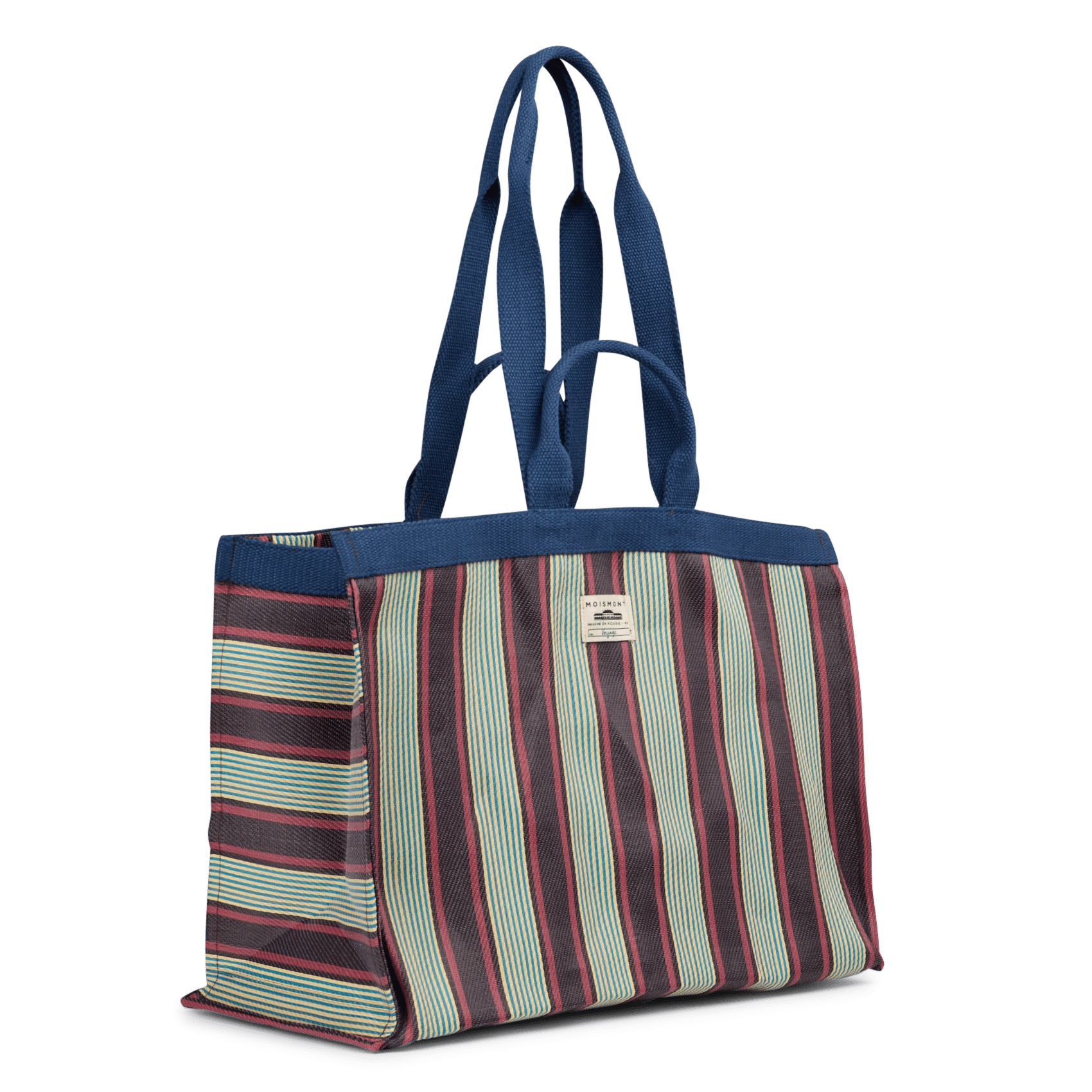 Gestreepte shopper MOISMONT Veelkleurig