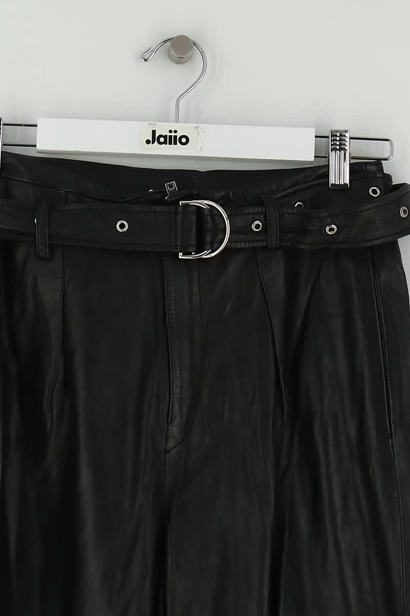 Pantalon droit IRO - Seconde Main Noir