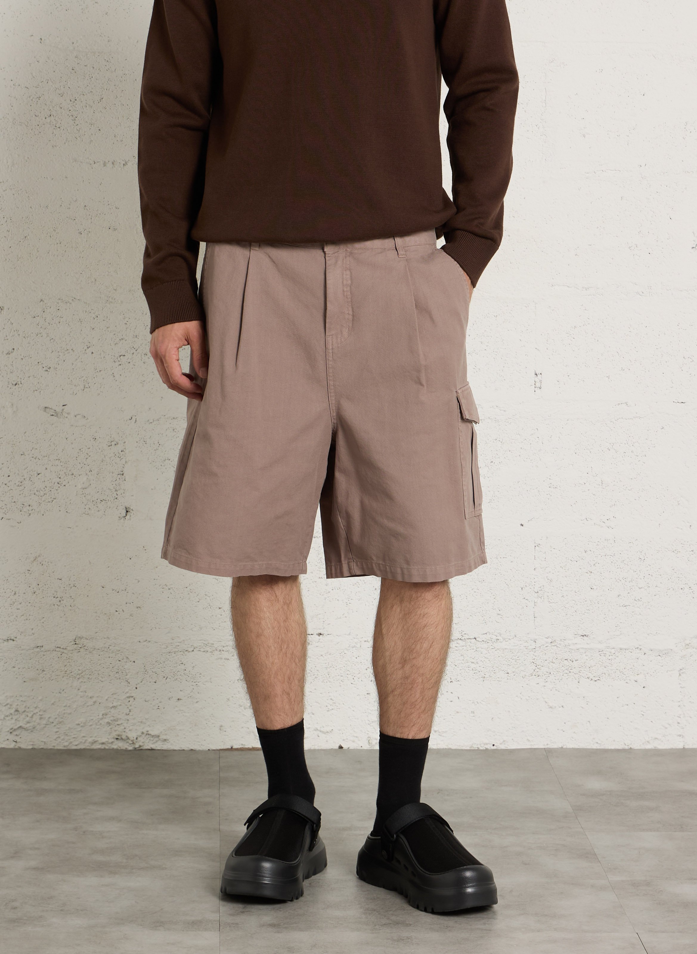Cotton shorts SOLID Grey
