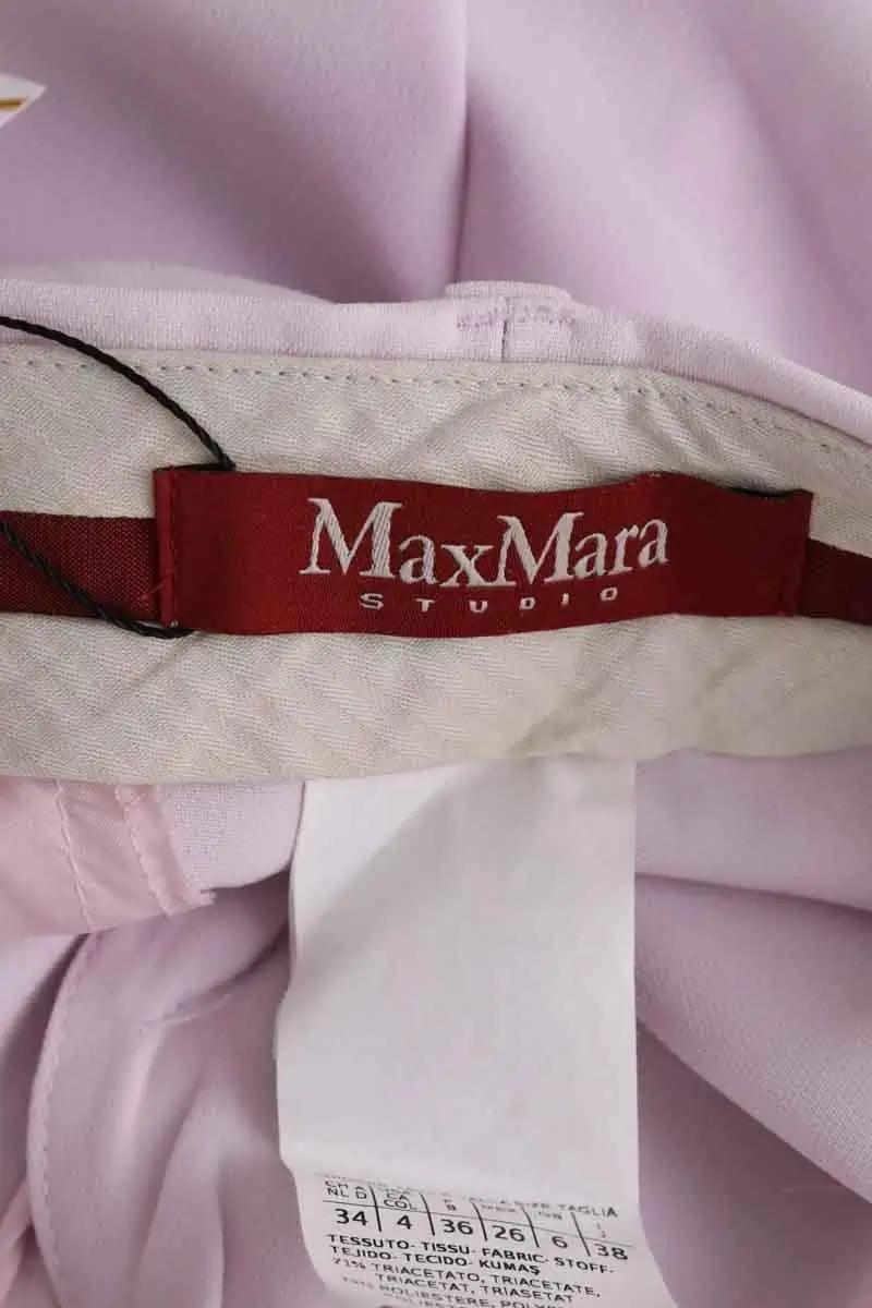 Straight-leg pants MAX MARA - Seconde Main Pink