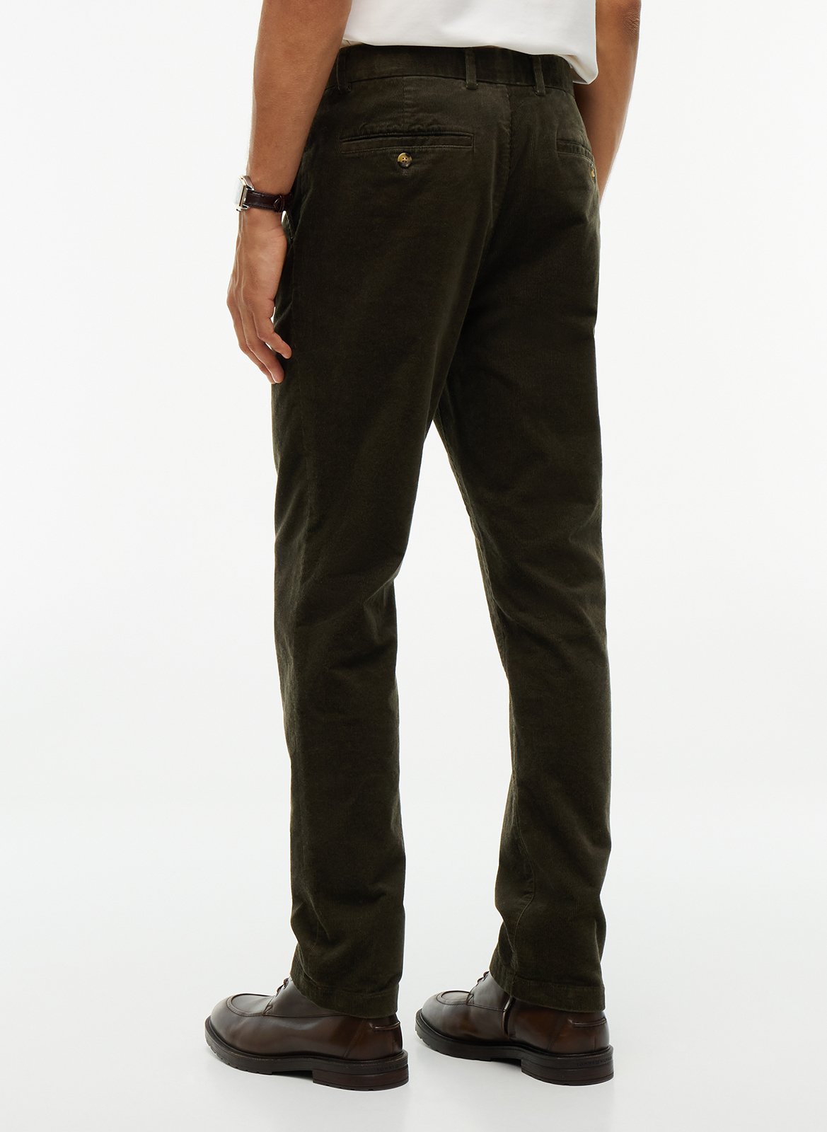 Gerade geschnittene Cordhose TOMMY HILFIGER Grun
