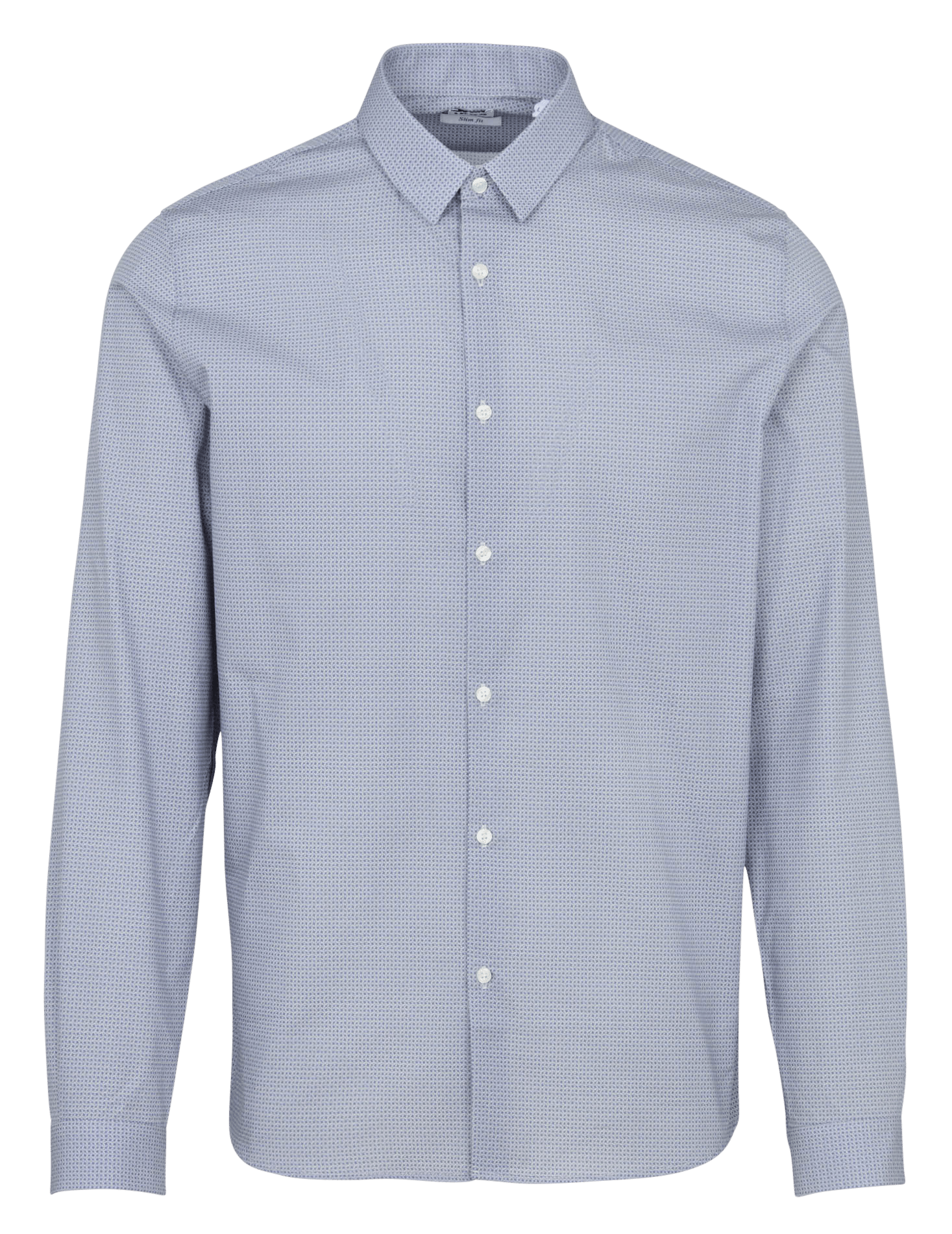 Chemise col classique en coton IKKS Bleu