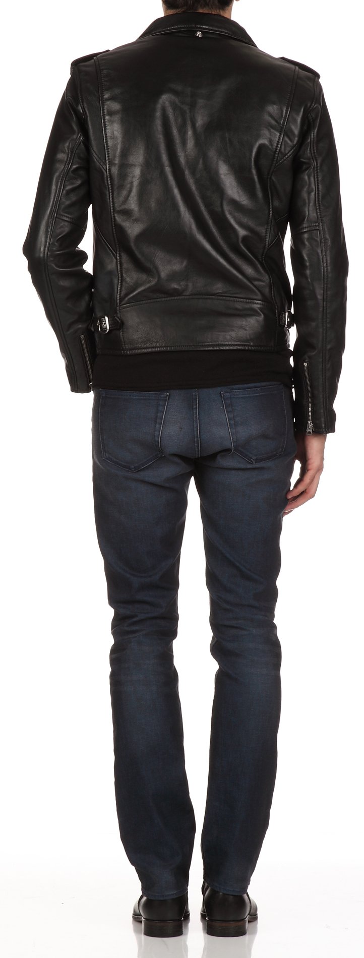 Perfecto Lederjacke mit Rei&szlig;verschluss SCHOTT Schwarz