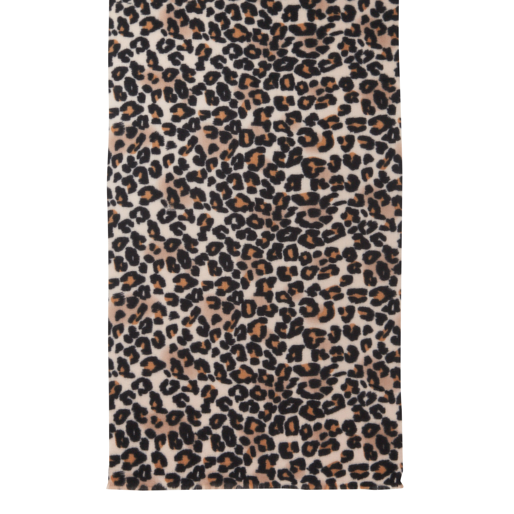 Printed recycled fibre scarf PIECES Black