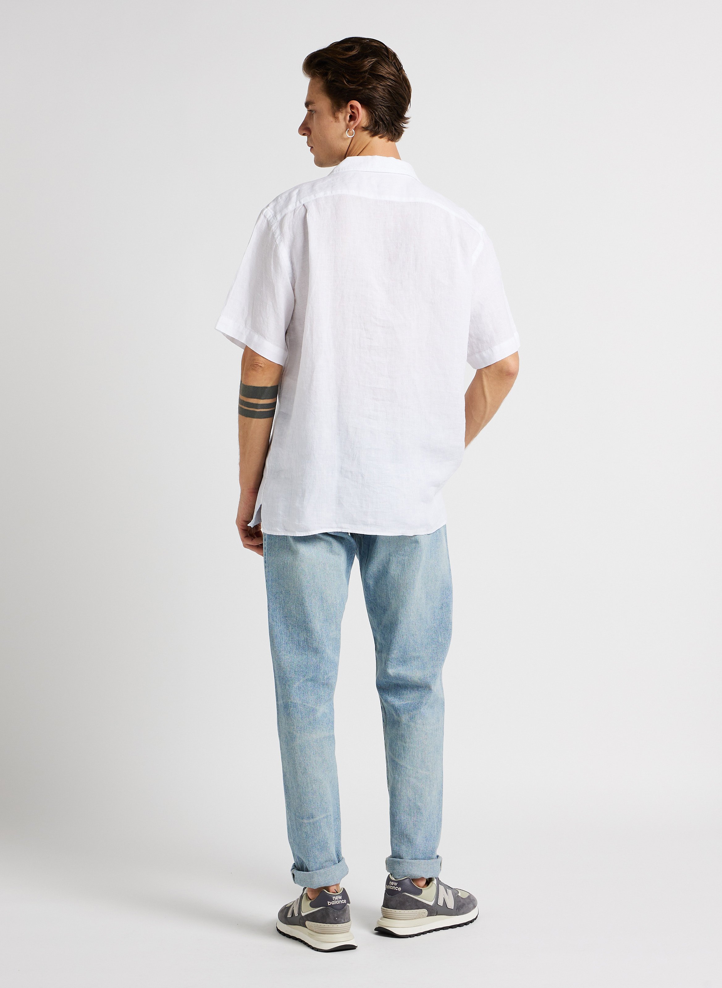 Tapered cotton jeans EDWIN Blue