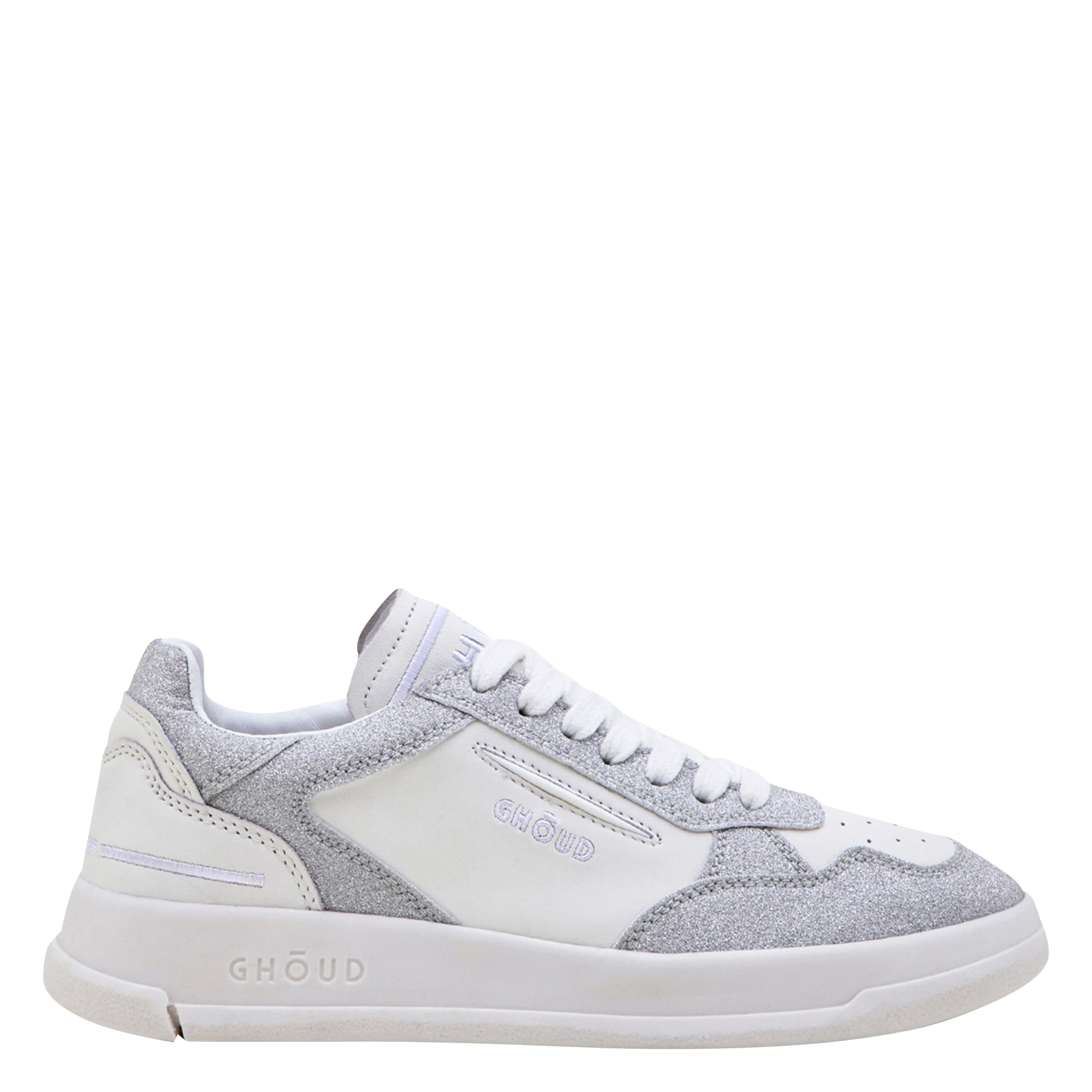 Lage baskets van leermix GHOUD VENICE Grijs
