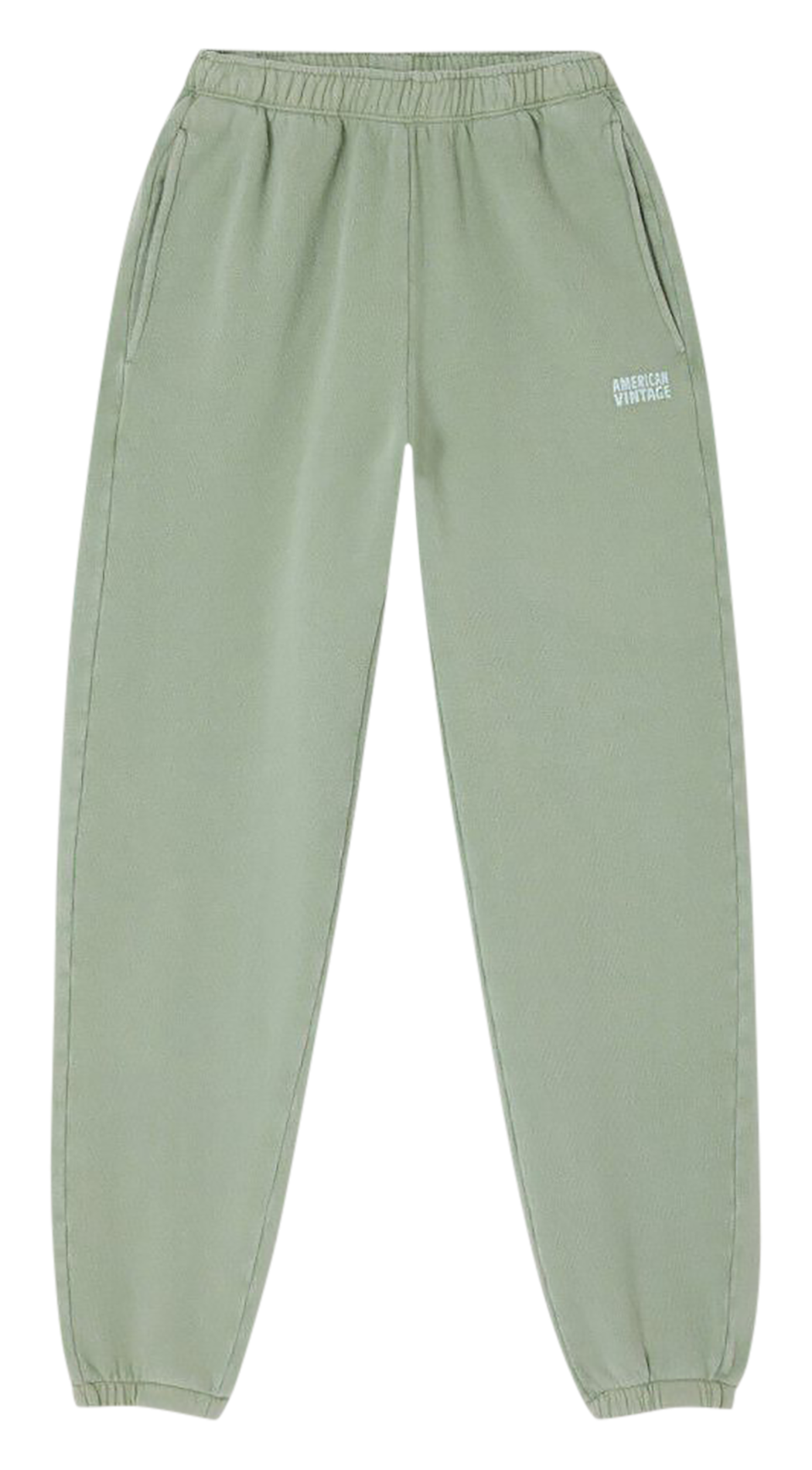 Jogginghose aus Baumwoll-Mix mit hohem Bund IZUBIRD Argile vintage