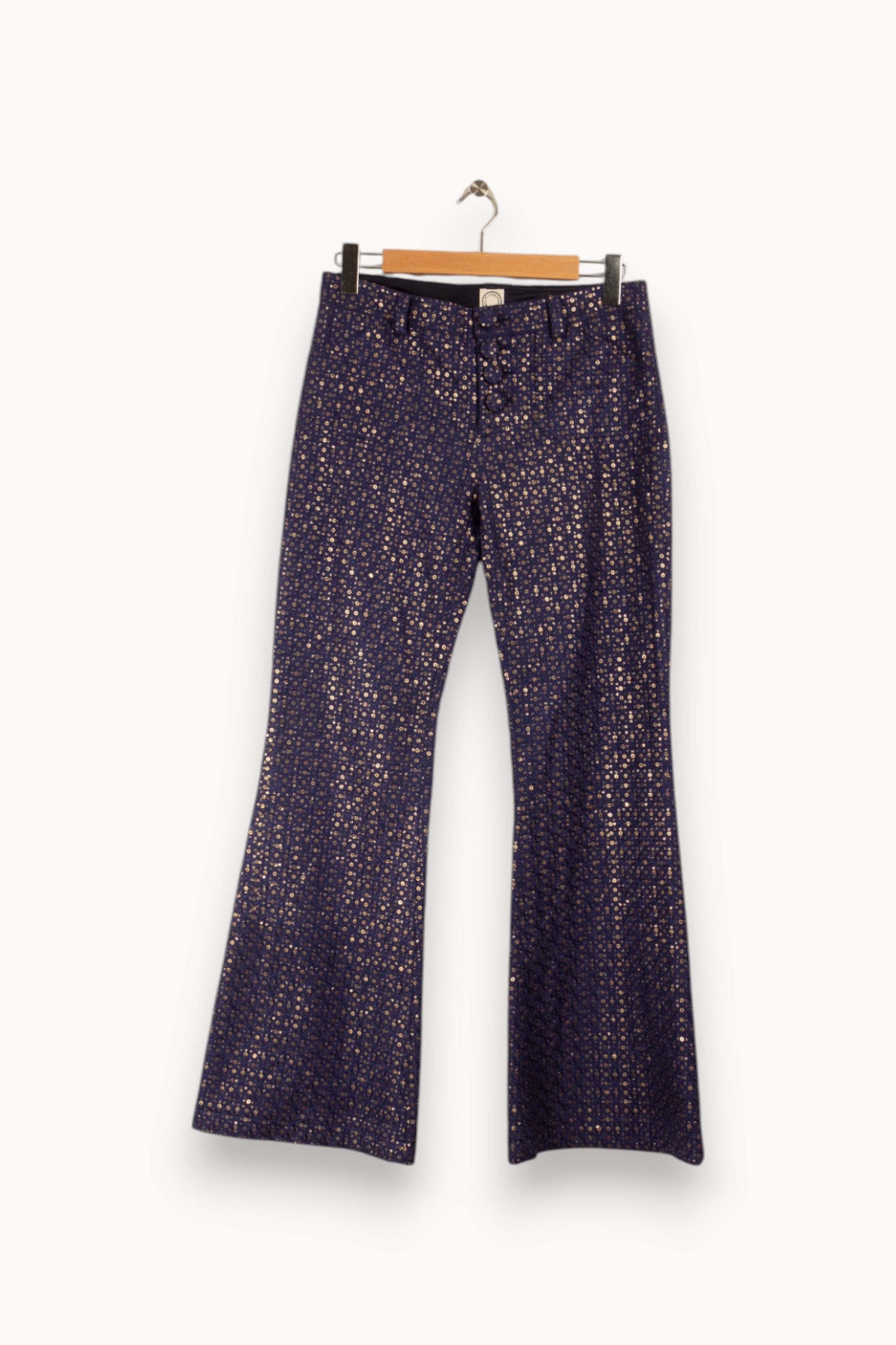 Pantalon INES DE LA FRESSANGE - Seconde main Bleu