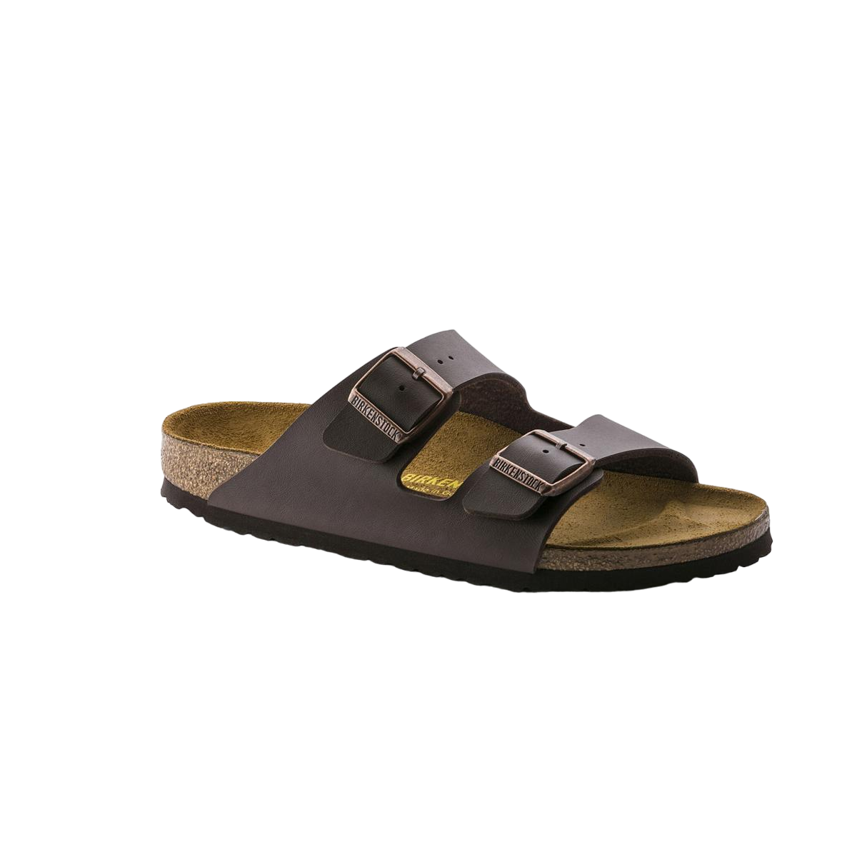 Faux leather sandals BIRKENSTOCK Brown