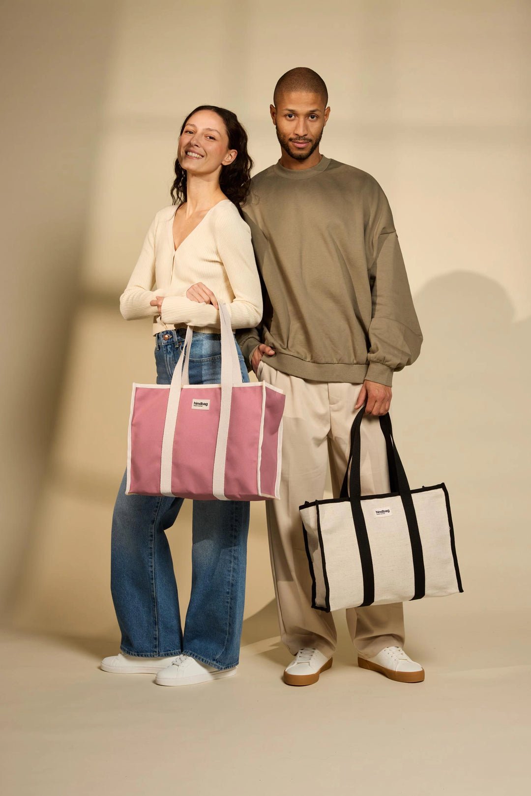 Oscar tote bag HINDBAG Beige