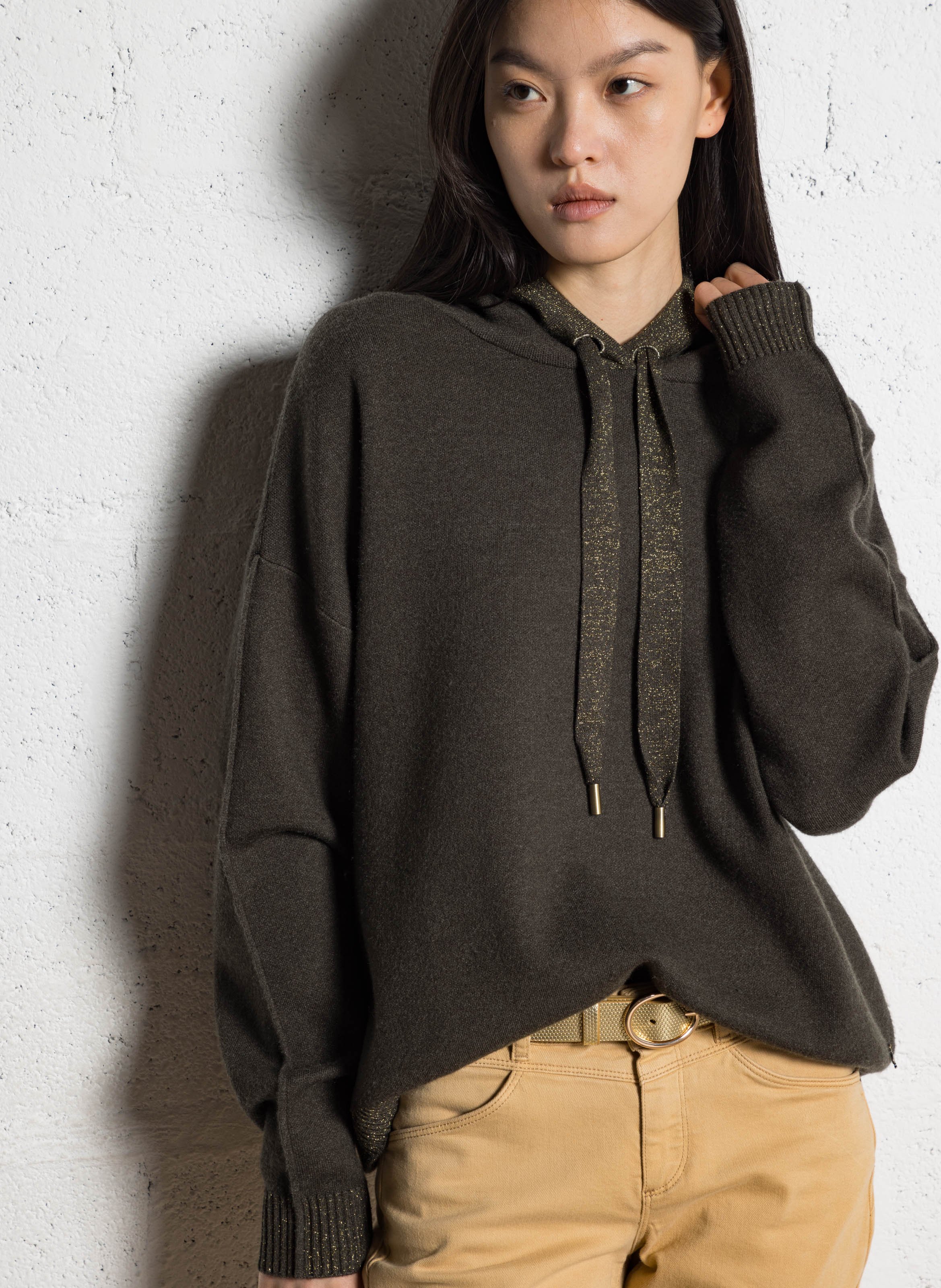 Pull col rond ONE STEP Vert